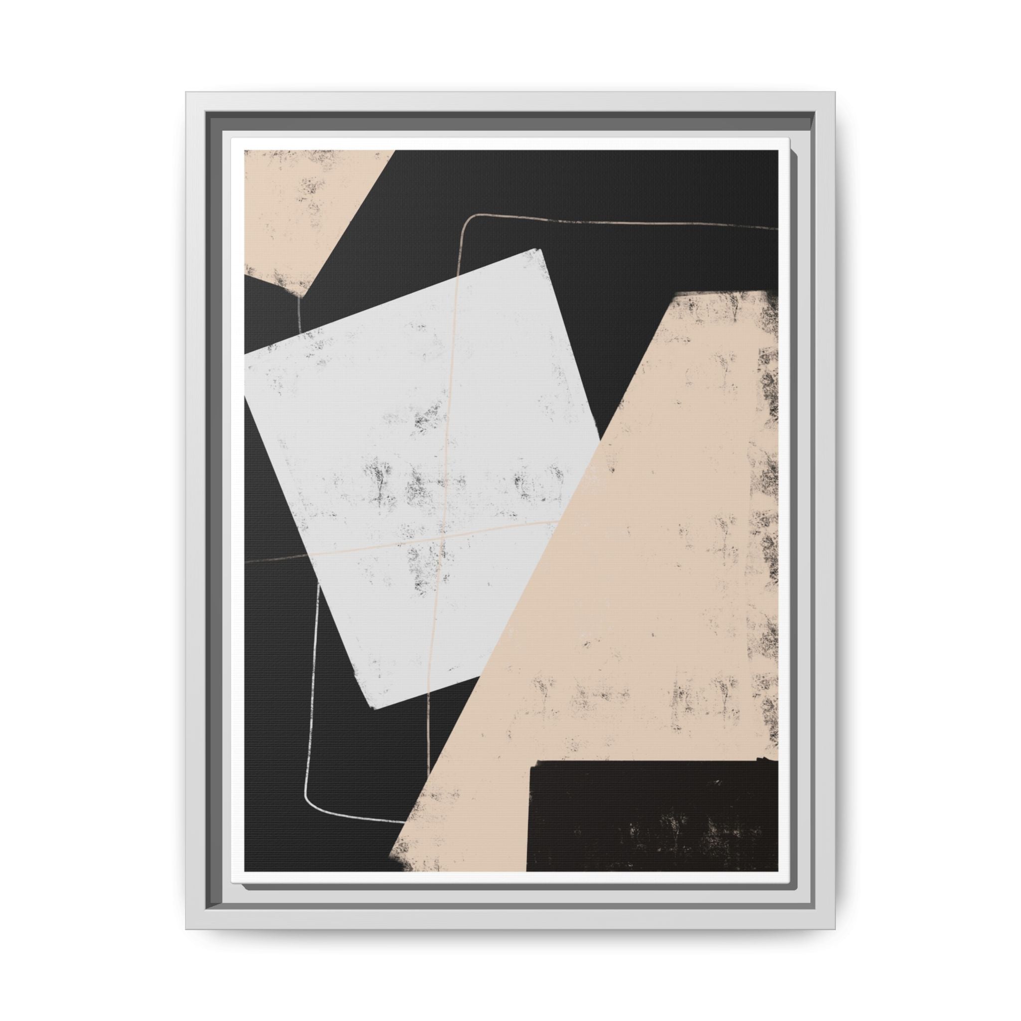 Silent Geometry Passage - Framed