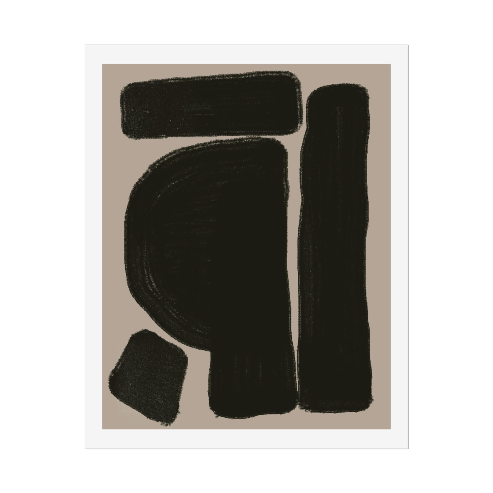 Velvet Obsidian Forms - Poster