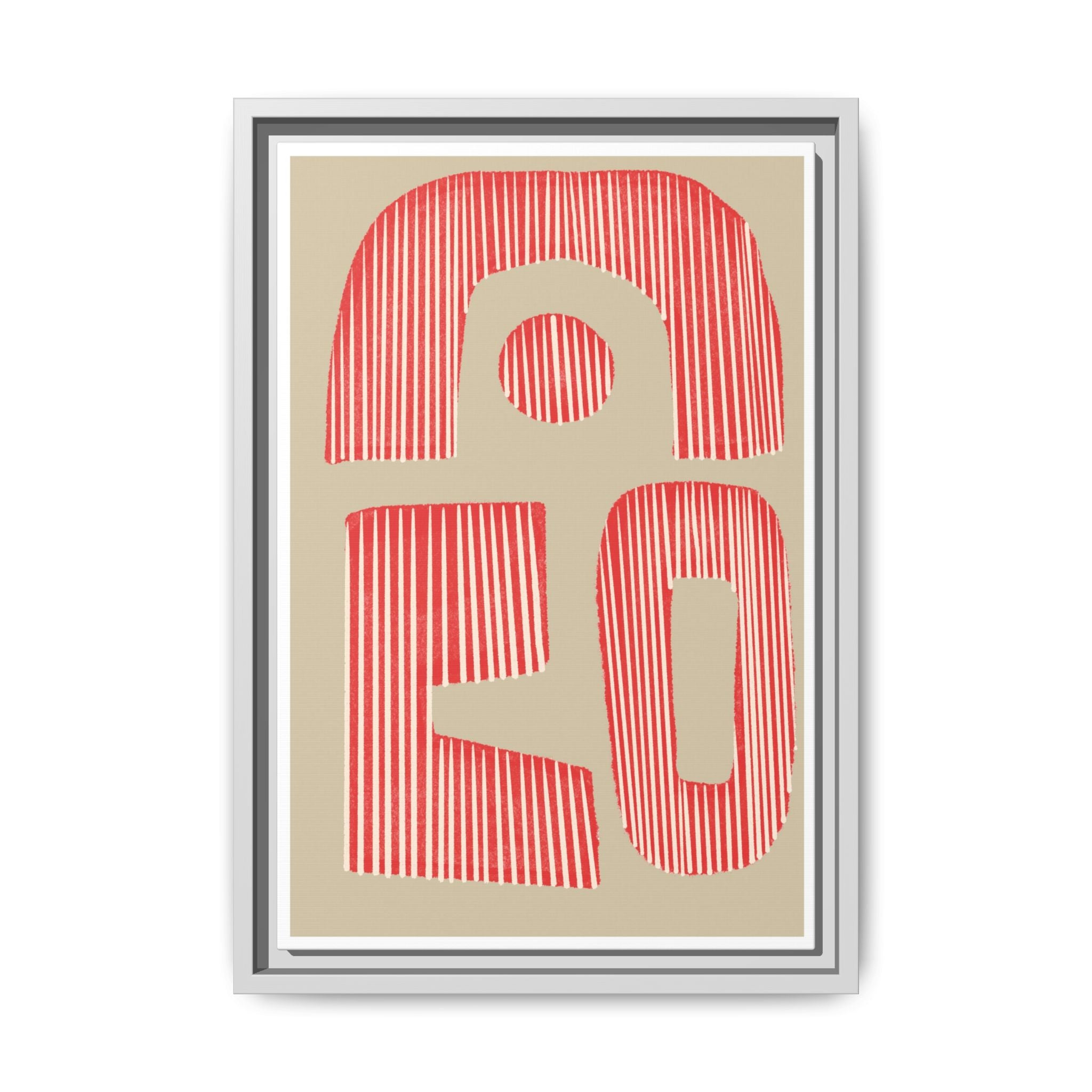Coral Echo Forms - Framed