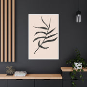 Ebony Frond Drift - Canvas