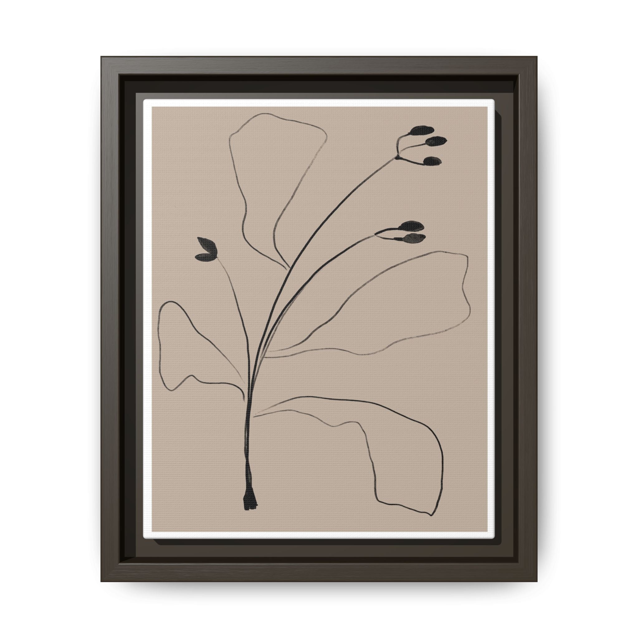 Quiet Botanical Gesture - Framed