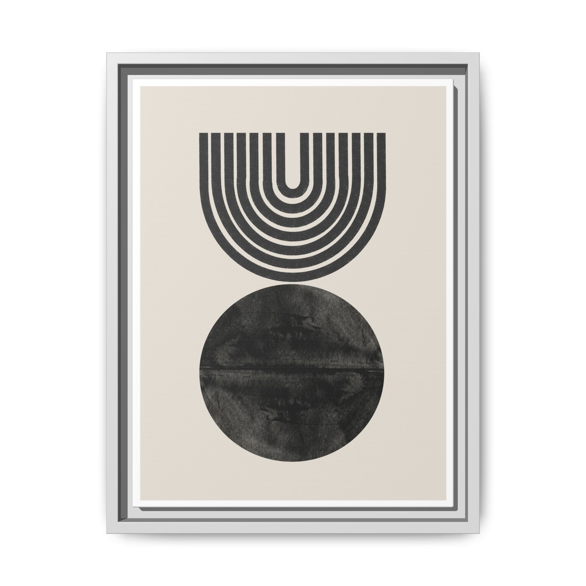 Obsidian Echo Arches - Framed
