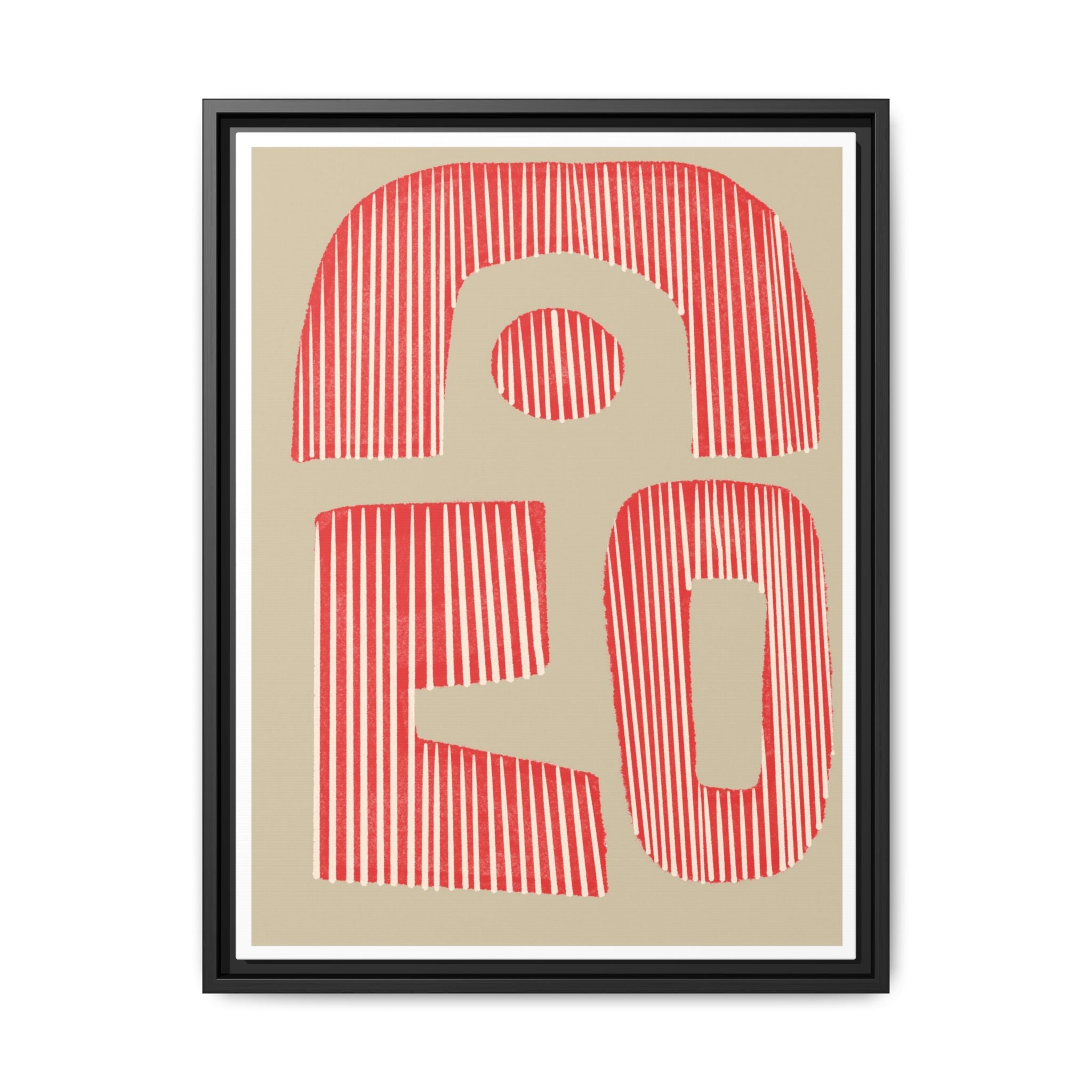 Coral Echo Forms - Framed