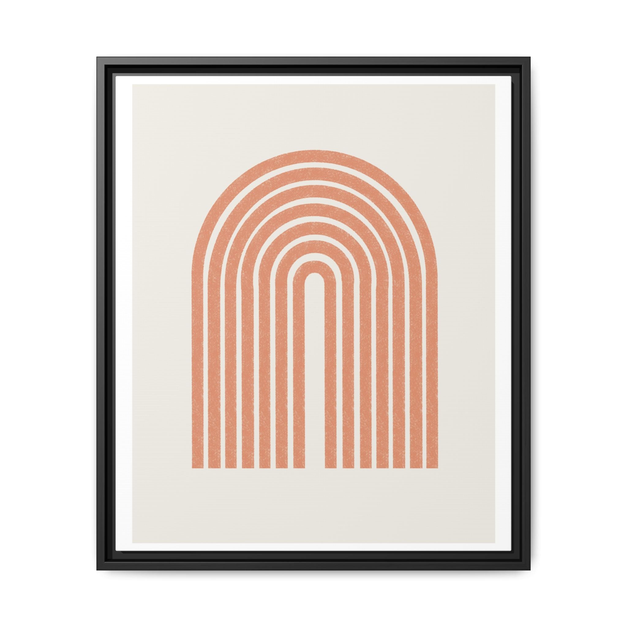 Terracotta Arc Whisper - Framed