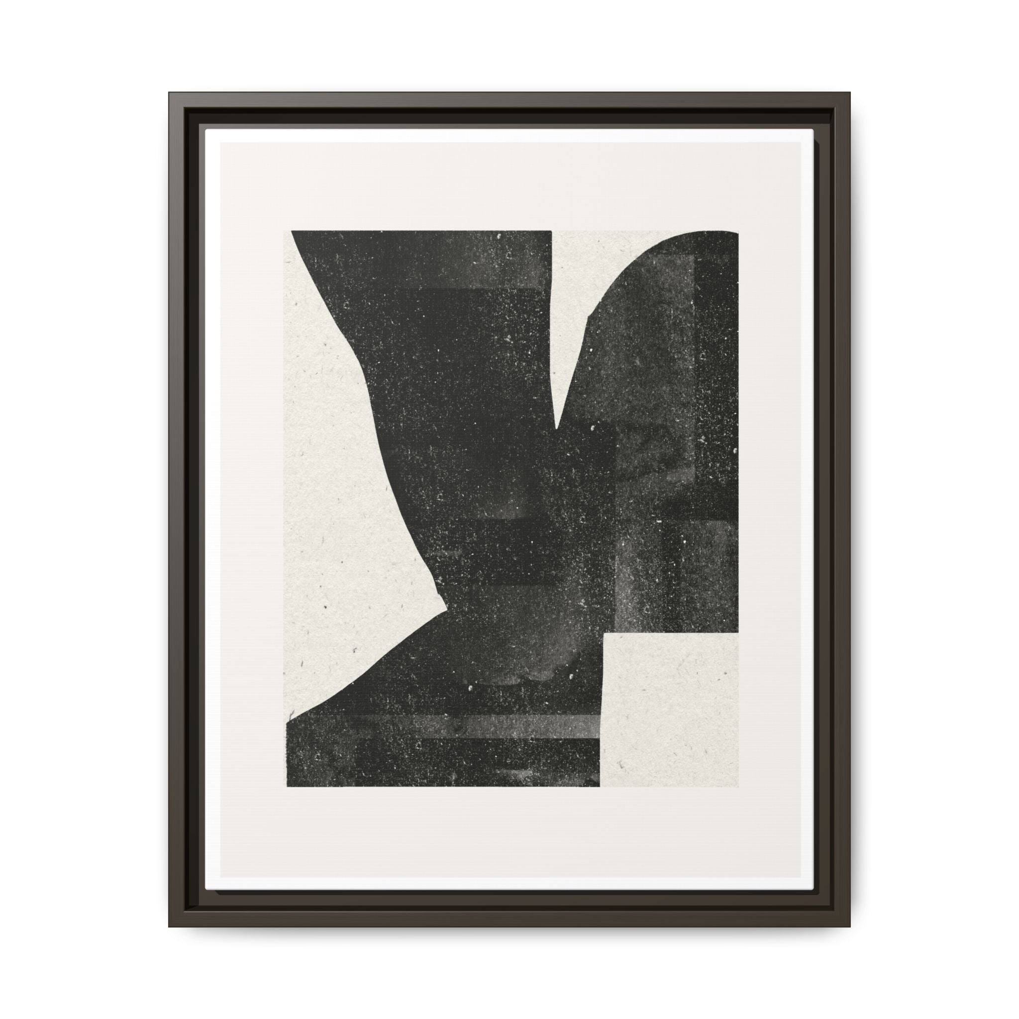 Noir Balance Echoes - Framed