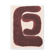 Burgundy Echo Form - Canvas