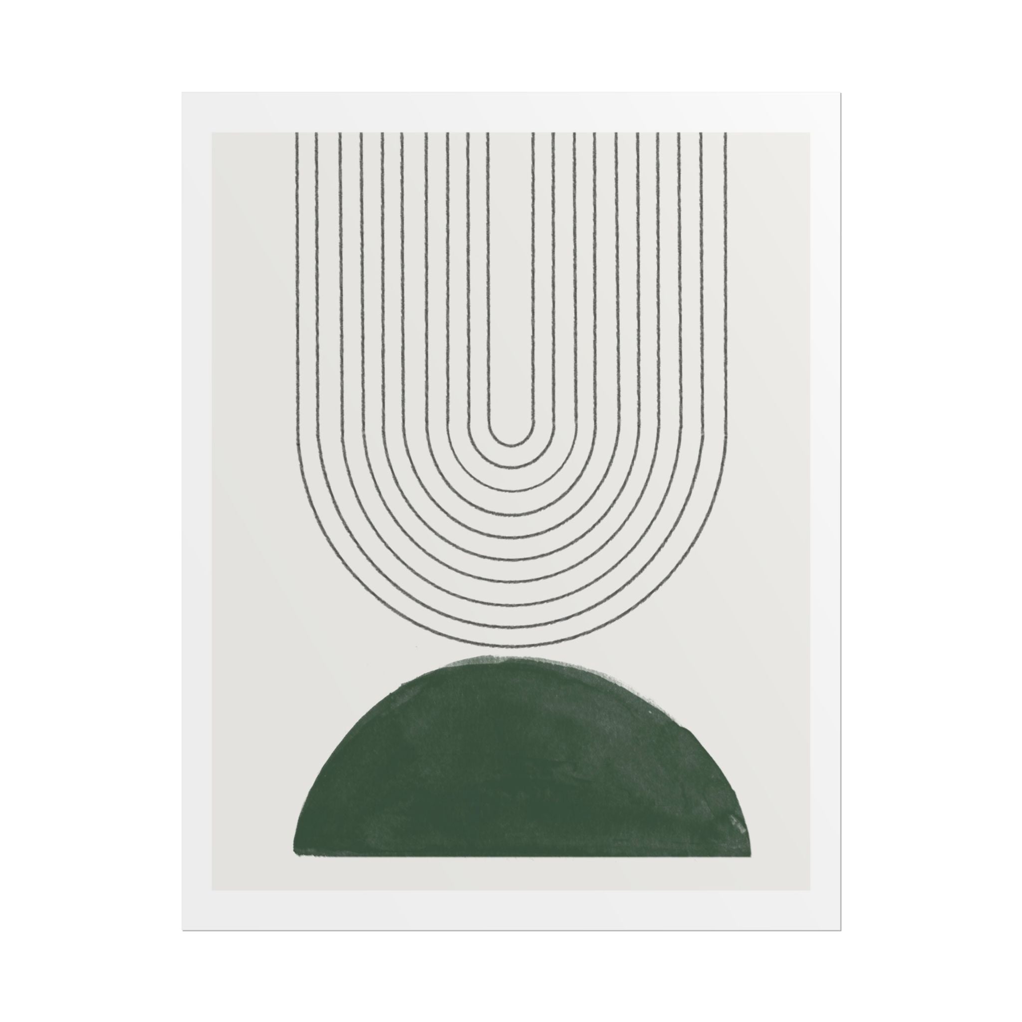 Emerald Echo Pathways - Poster