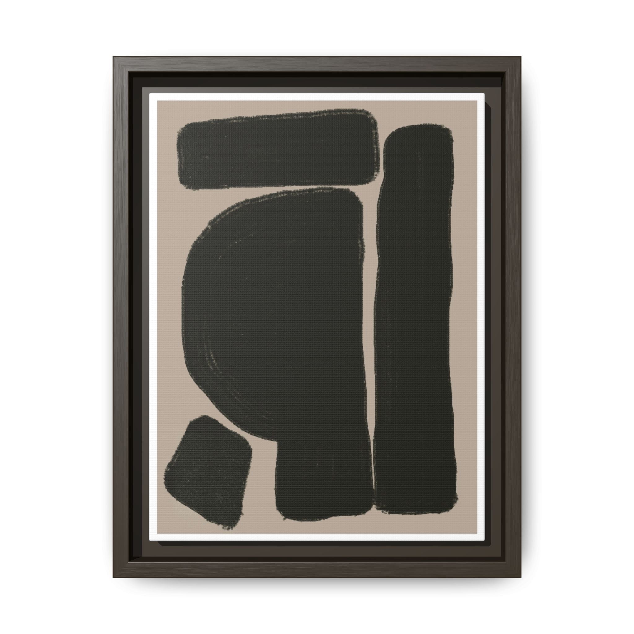 Velvet Obsidian Forms - Framed