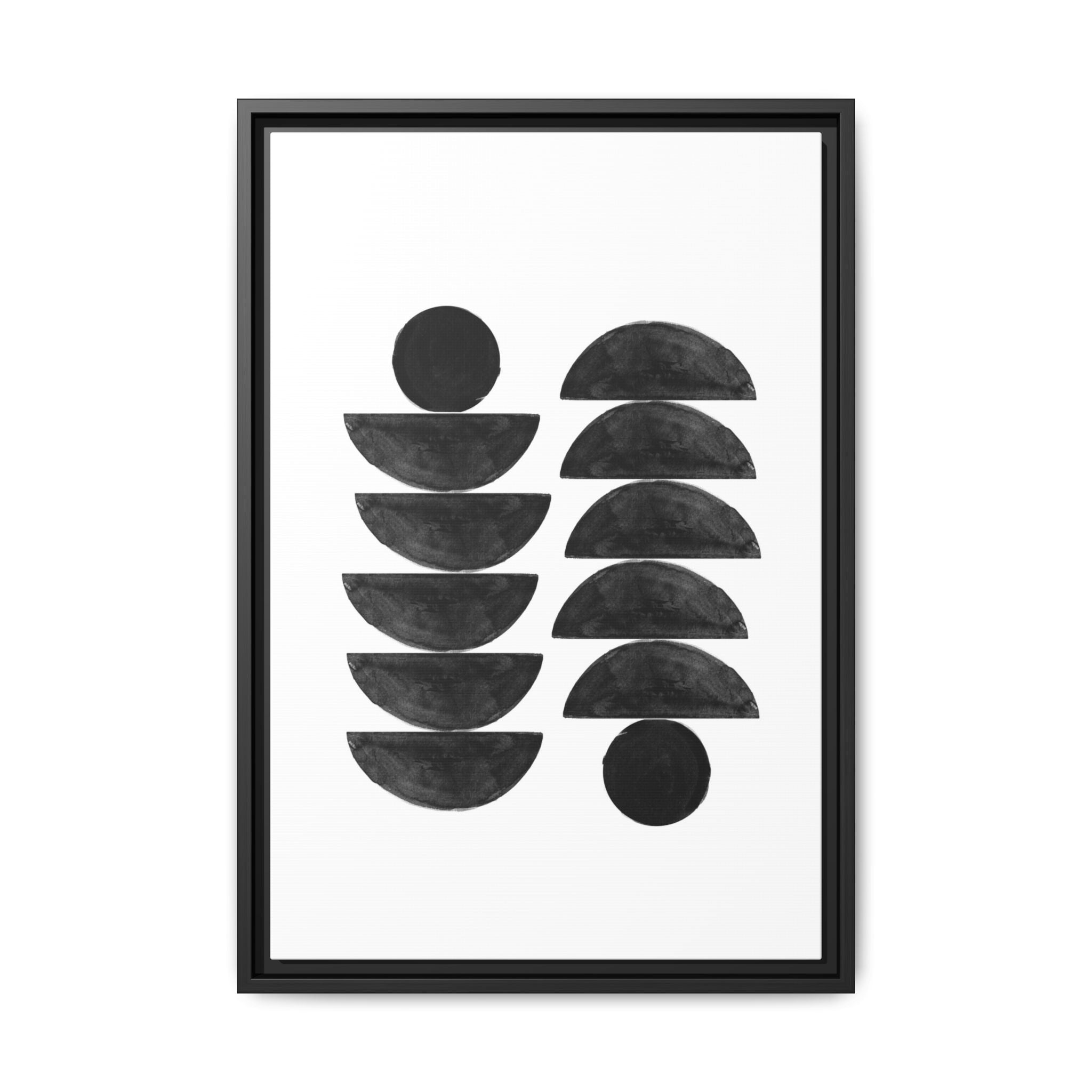 Obsidian Balance Echoes - Framed
