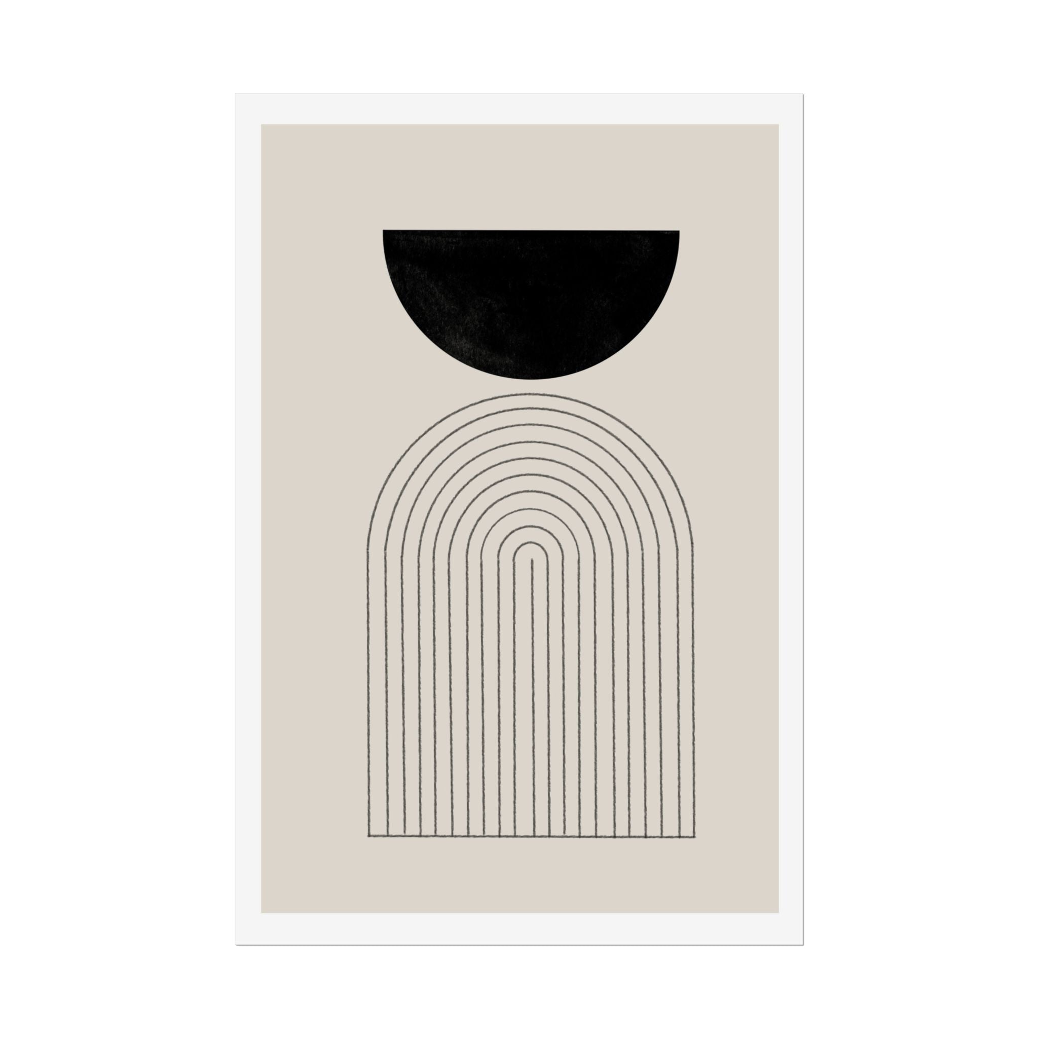 Midnight Portal Lines - Poster