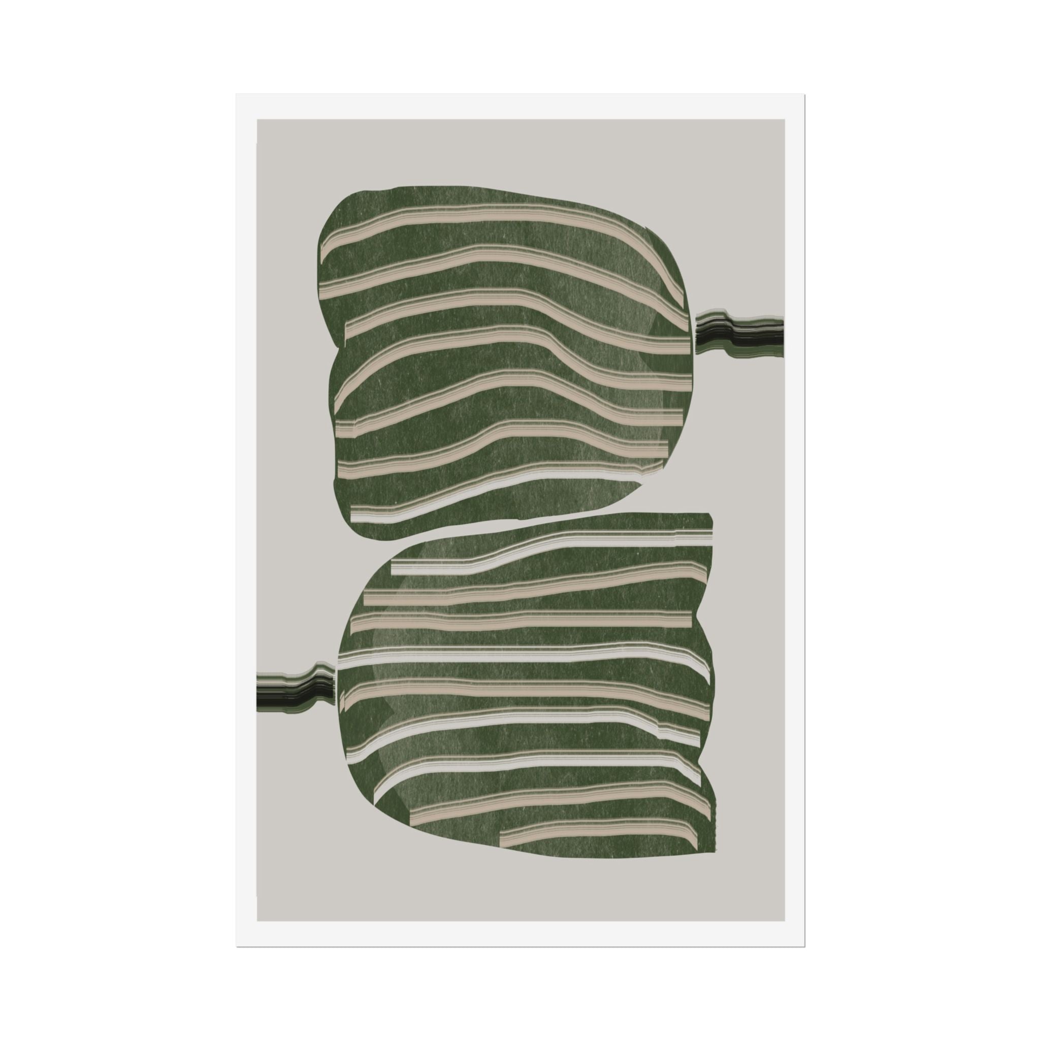 Verdant Echo Layers - Poster