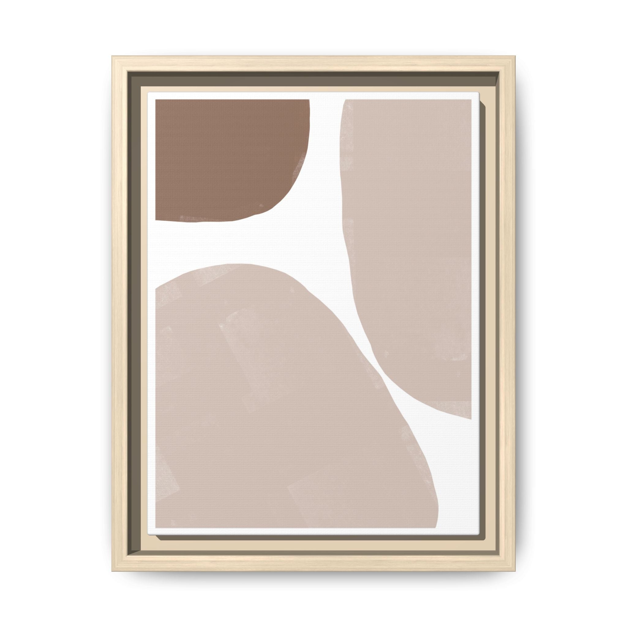 Muted Clay Horizons - Framed