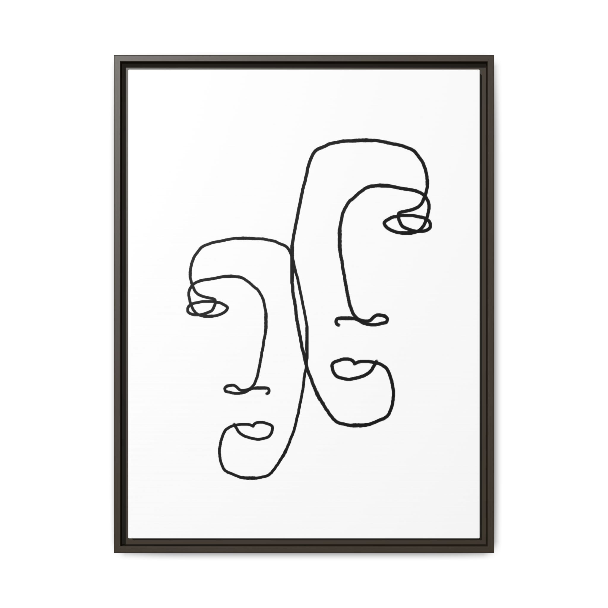 Silent Dual Reflections - Framed