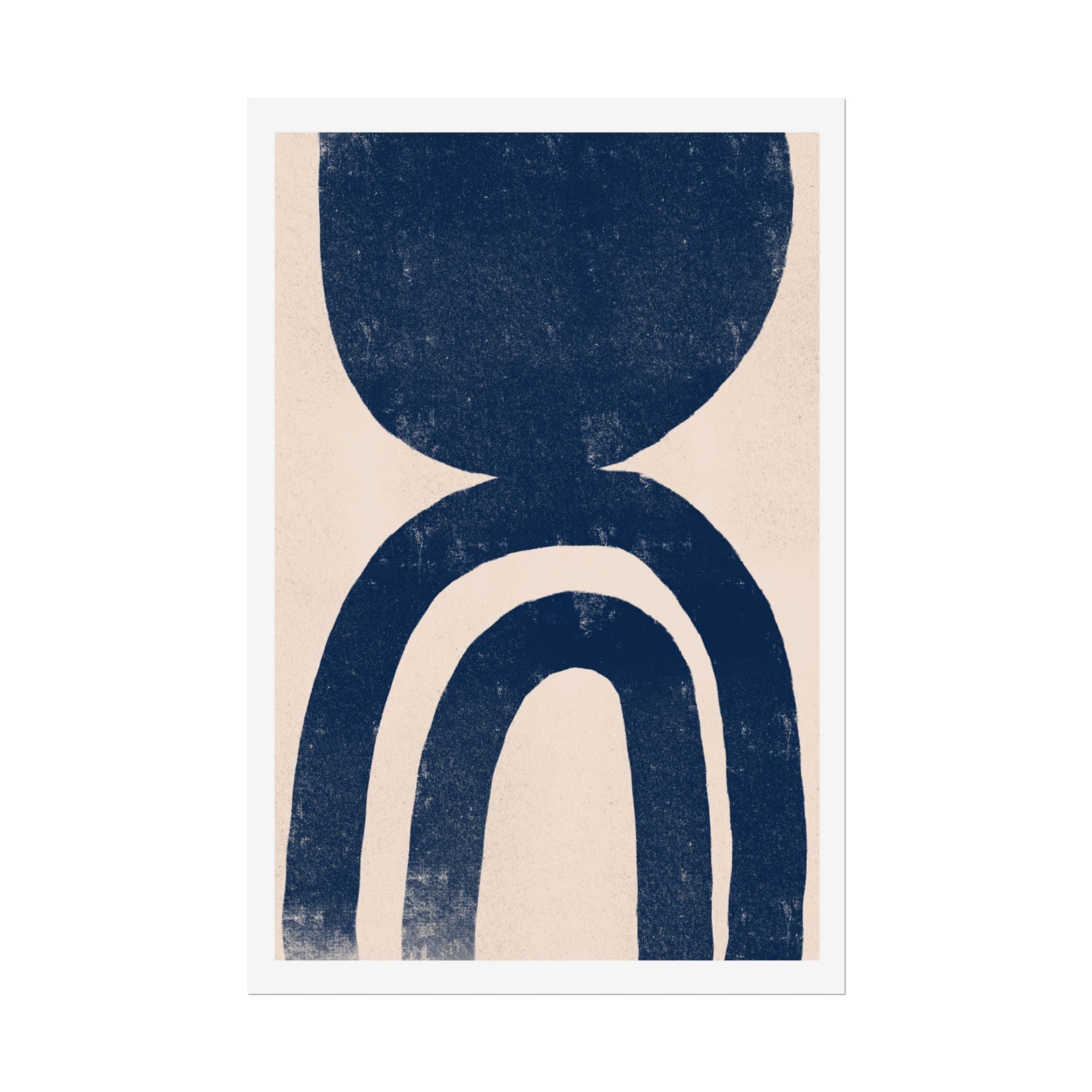 Indigo Arch Stillness - Poster
