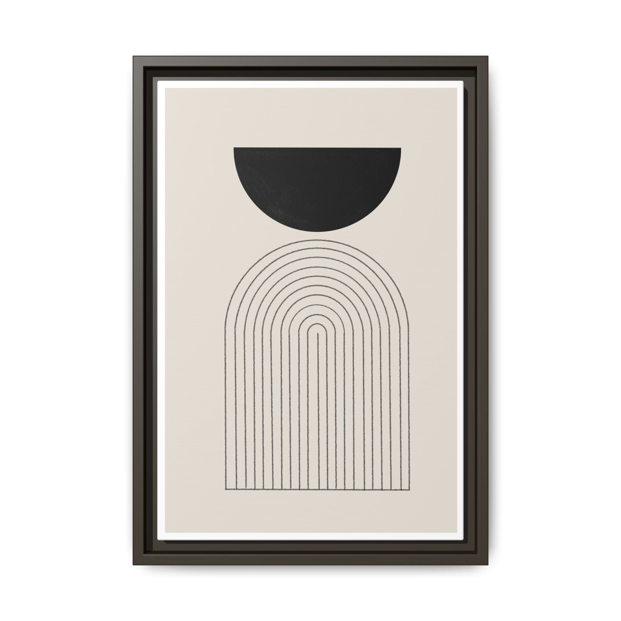 Midnight Portal Lines - Framed