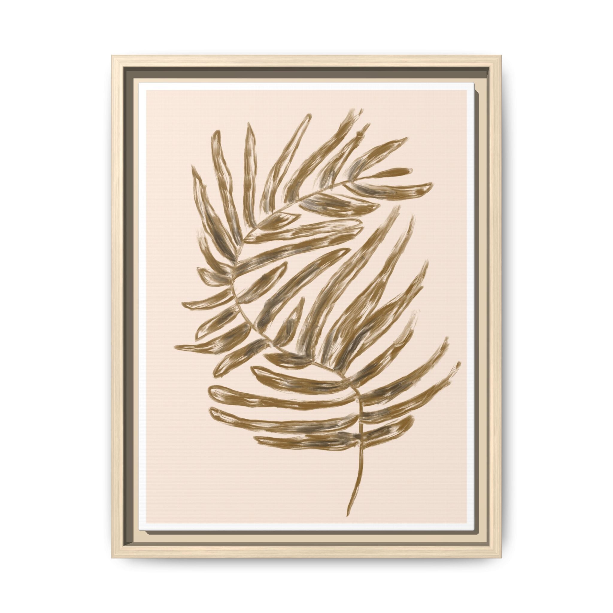 Golden Frond Reverie - Framed