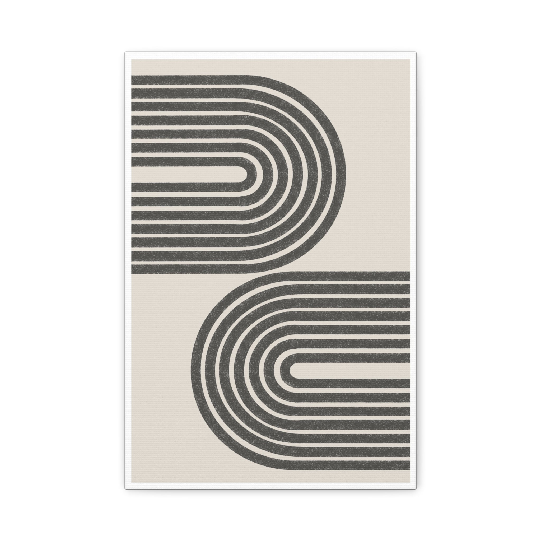 Twin Horizon Currents - Canvas