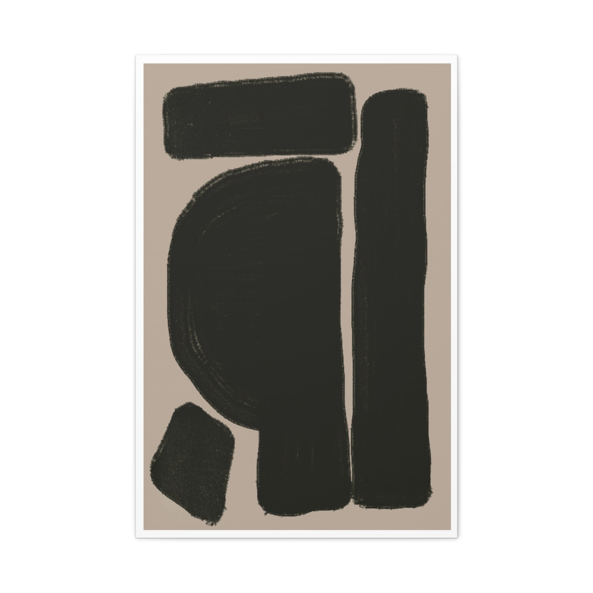 Velvet Obsidian Forms - Canvas