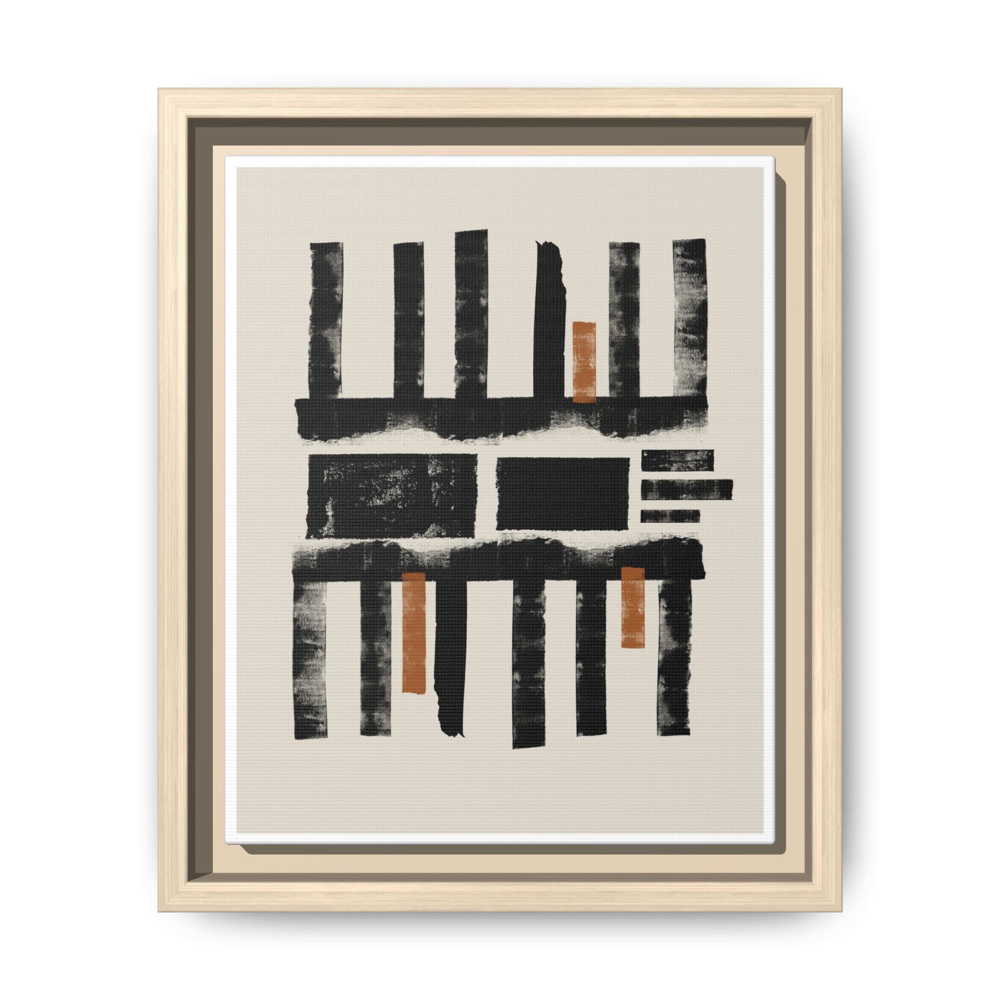 Amber Shadow Alignments - Framed