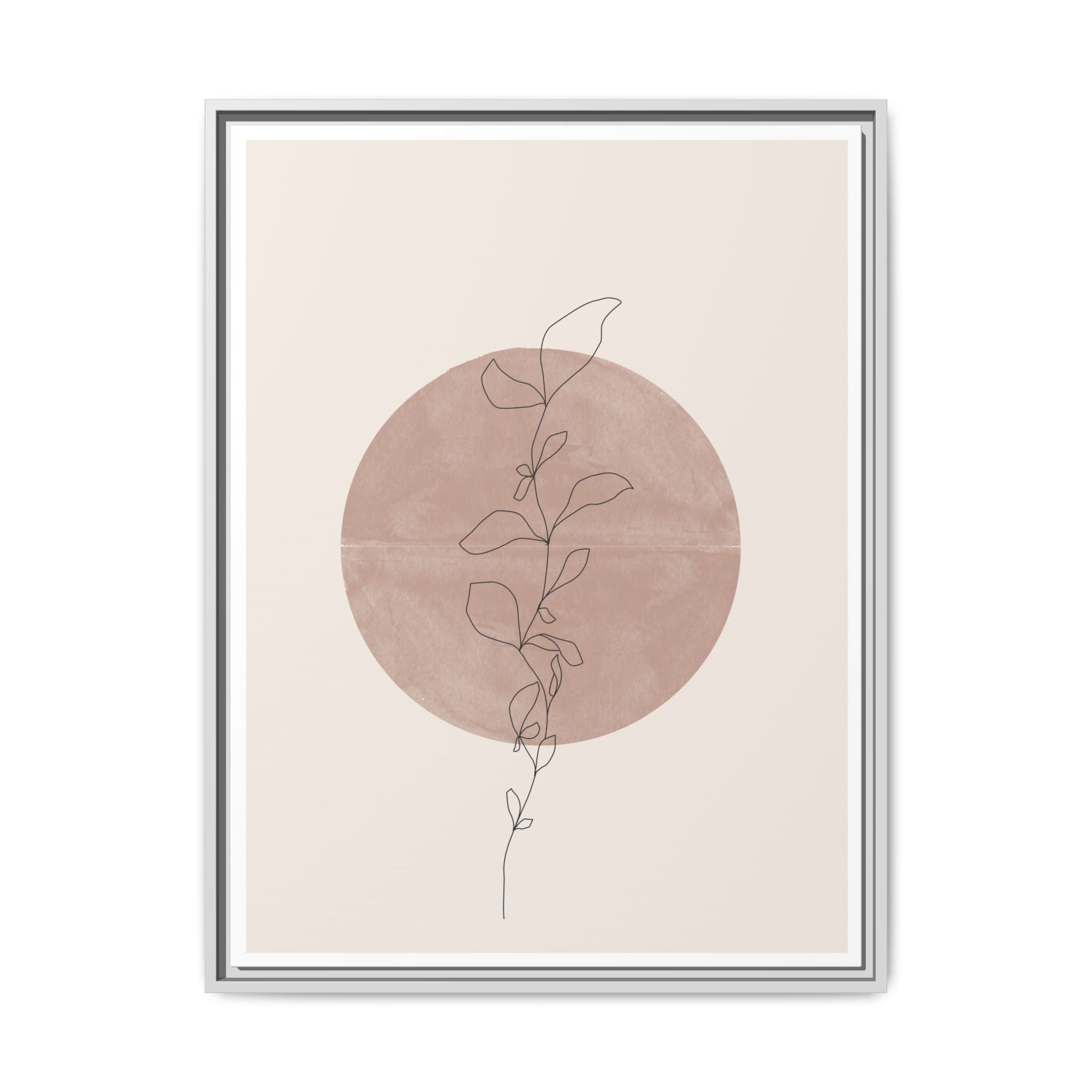 Blush Moonvine Quietude - Framed