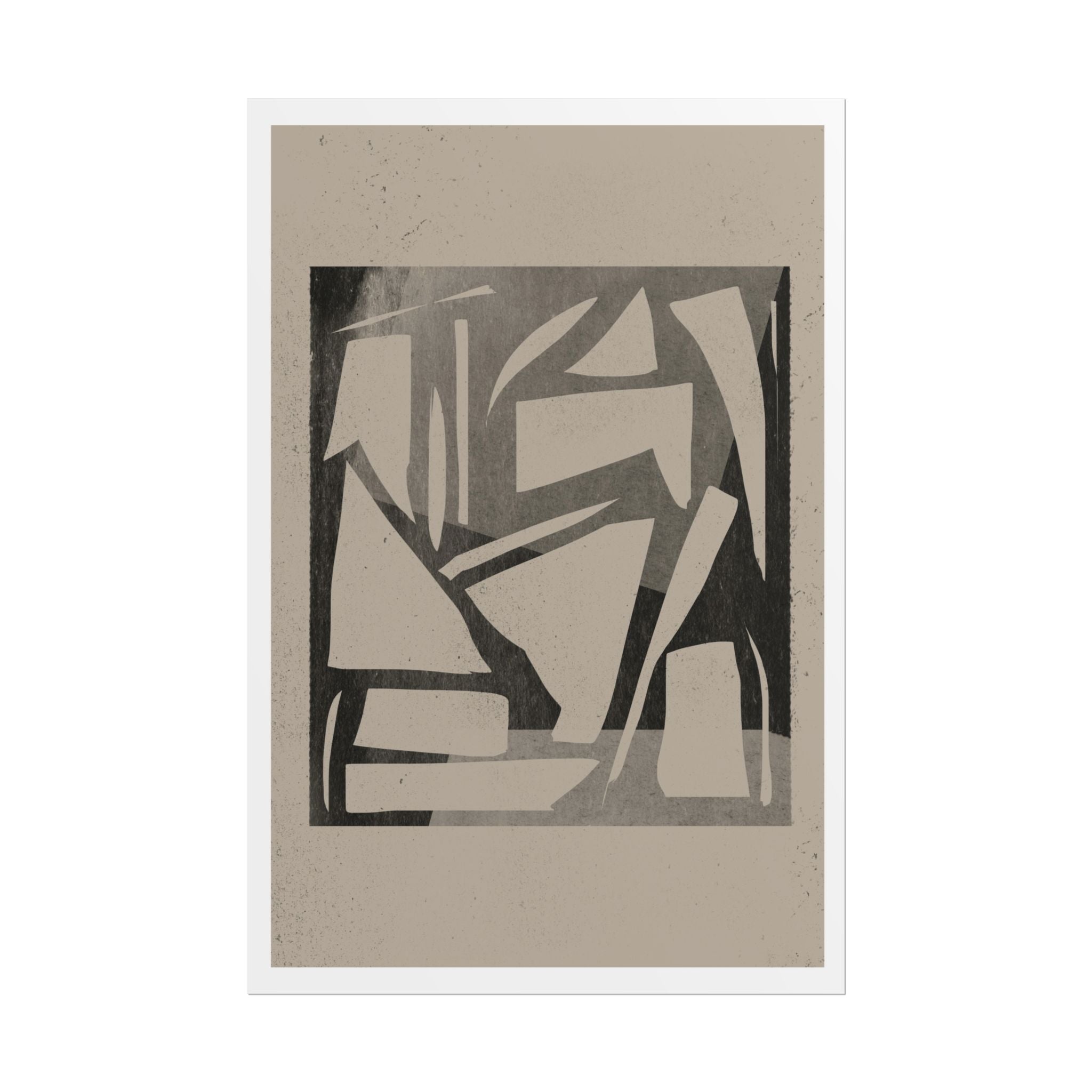 Shadow Fragment Rhythm Study - Poster