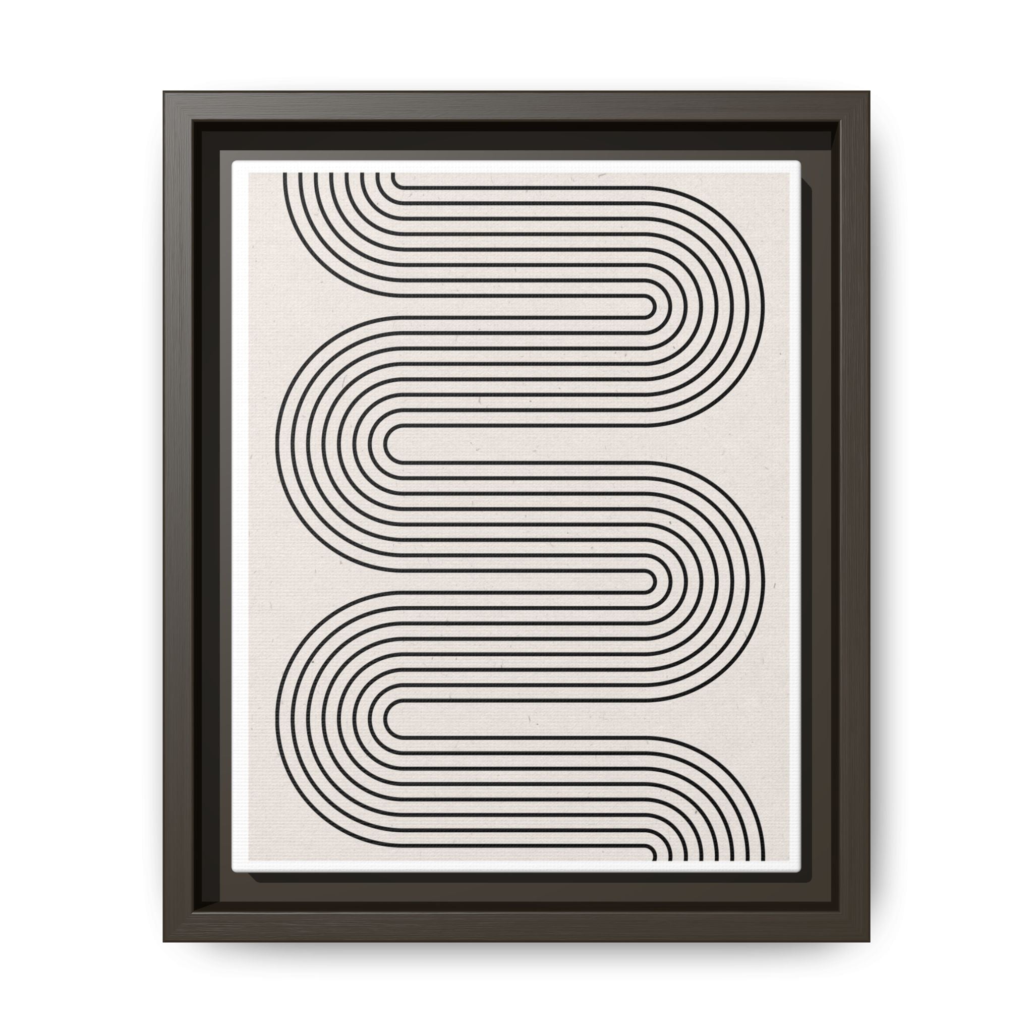 Monoline Rhythm Cascade - Framed