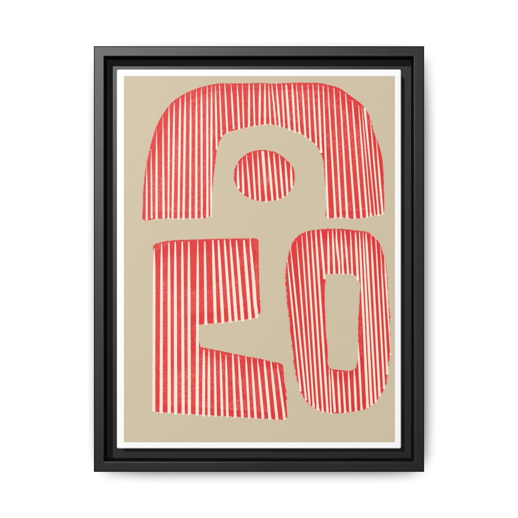 Coral Echo Forms - Framed