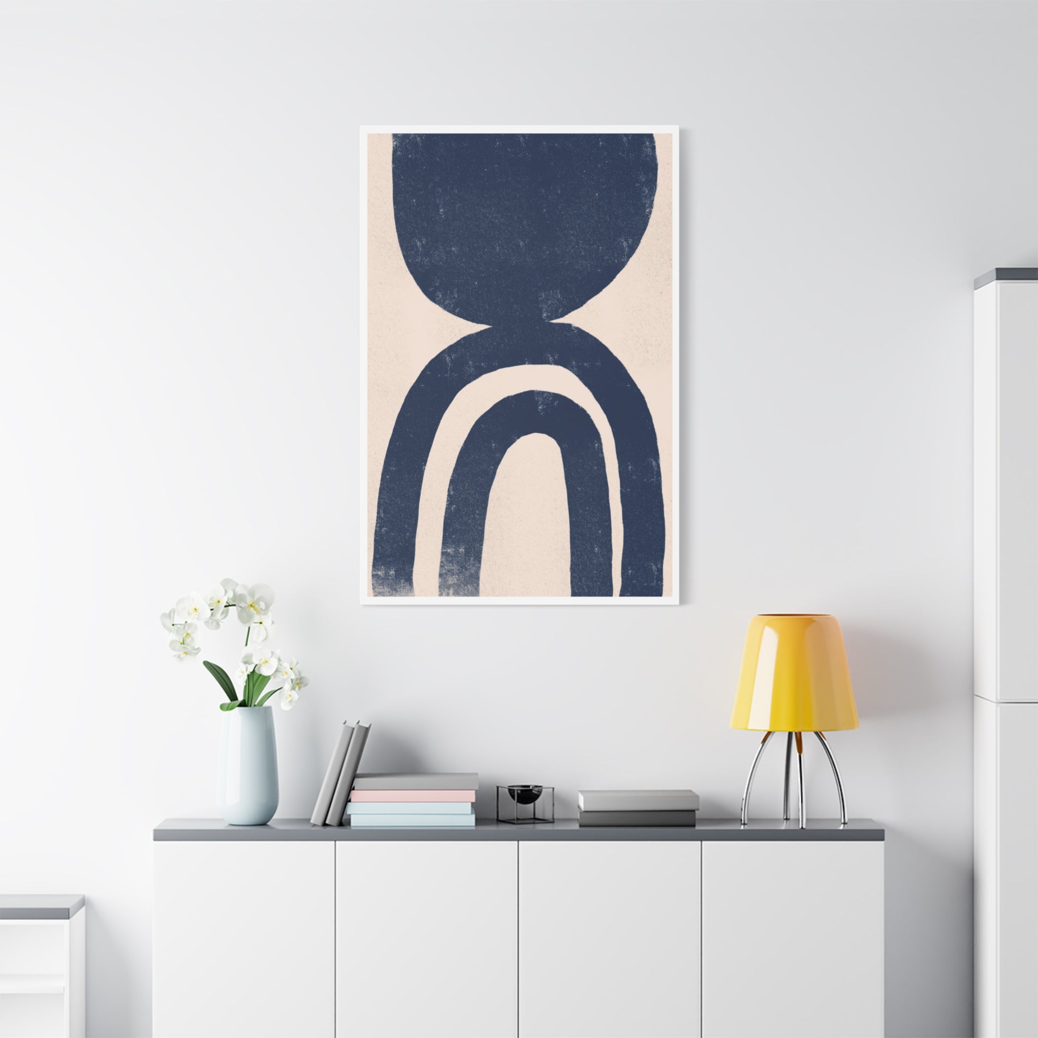 Indigo Arch Stillness - Canvas
