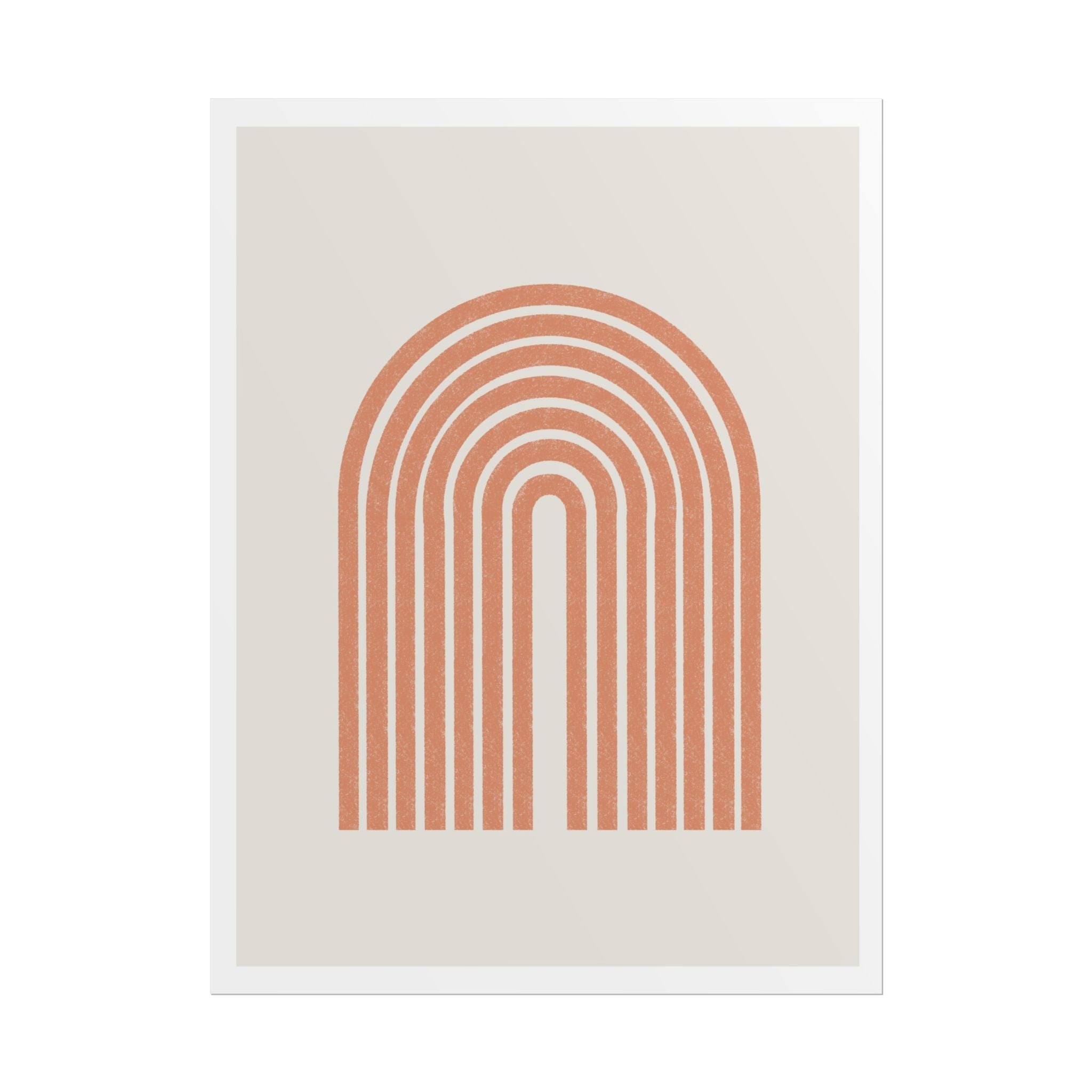Terracotta Arc Whisper - Poster