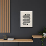 Midnight Circuit Flow - Framed