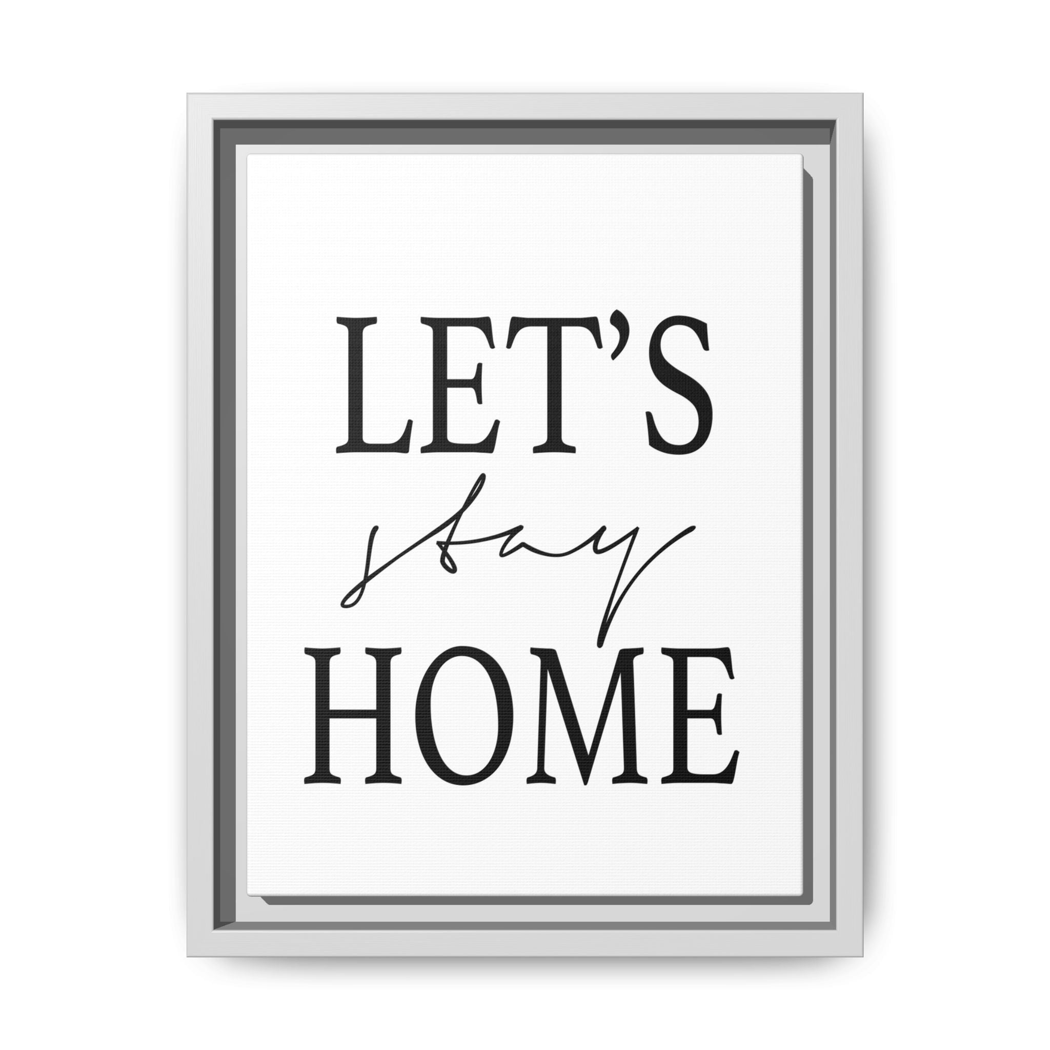 Gentle Haven Typography Glow - Framed