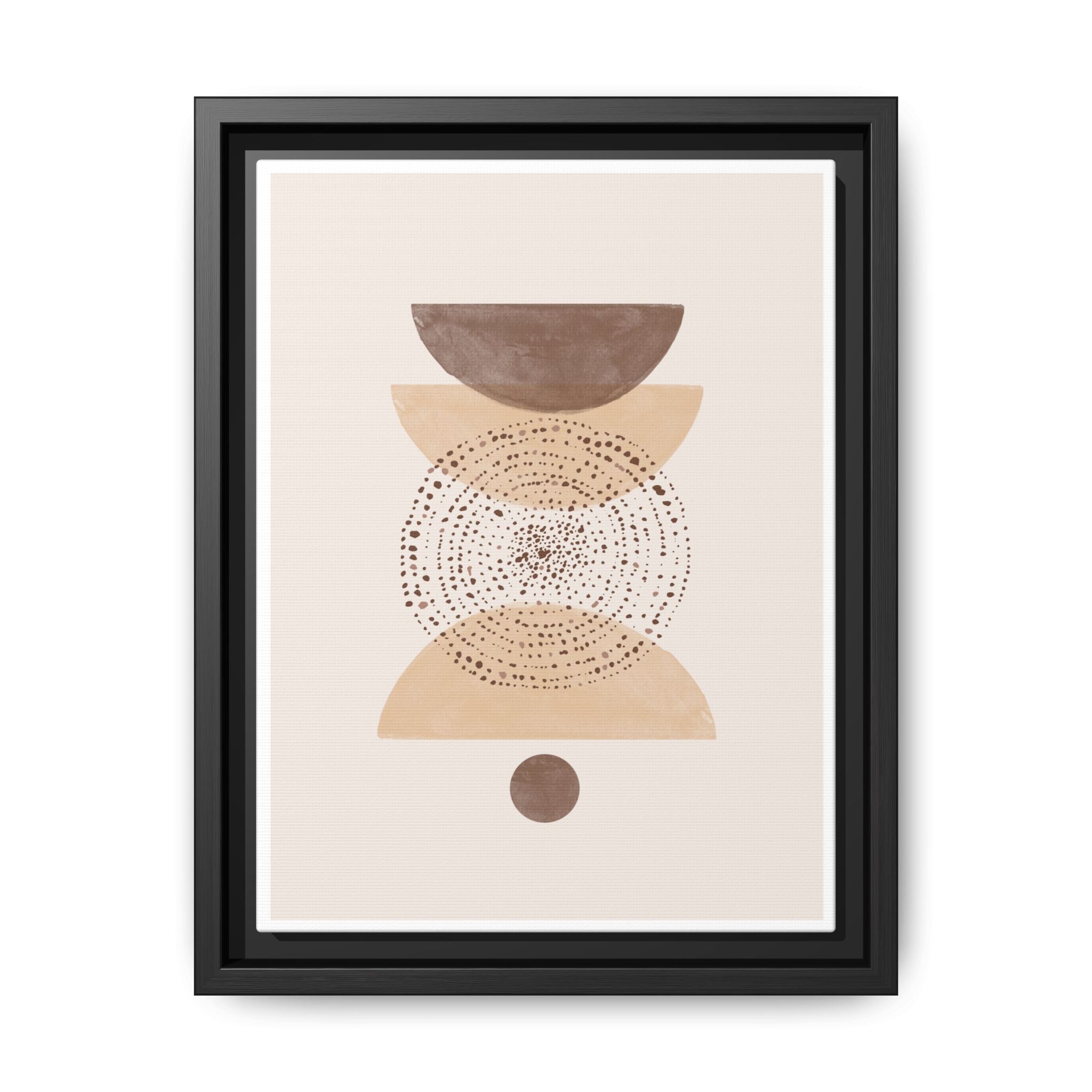 Terracotta Orbit Balance - Framed