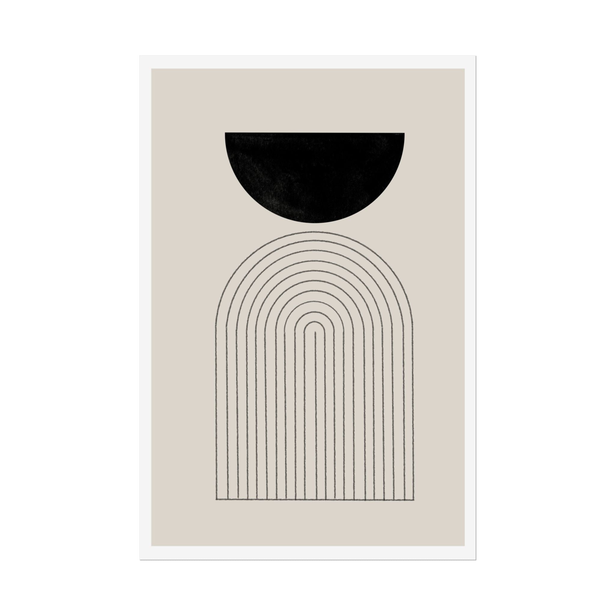 Midnight Portal Lines - Poster