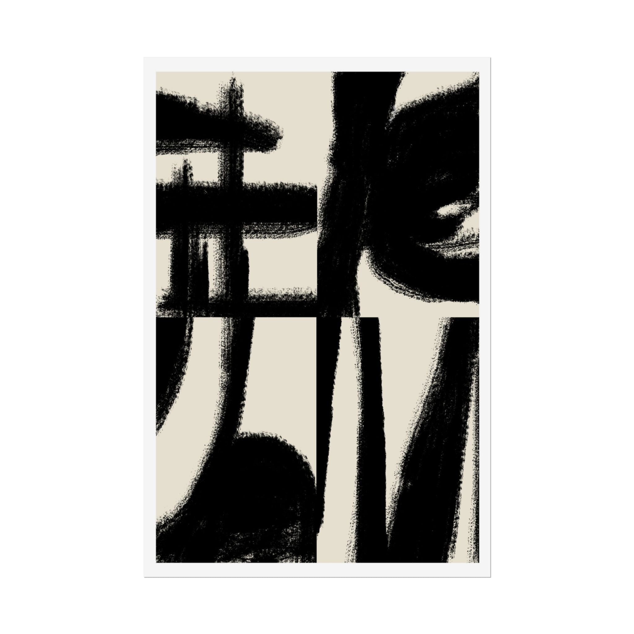 Midnight Gesture Fragments - Poster