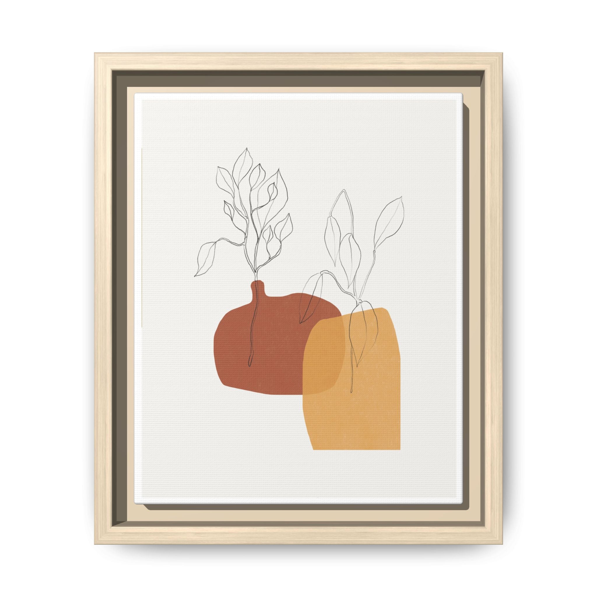 Terracotta Whisper Forms - Framed