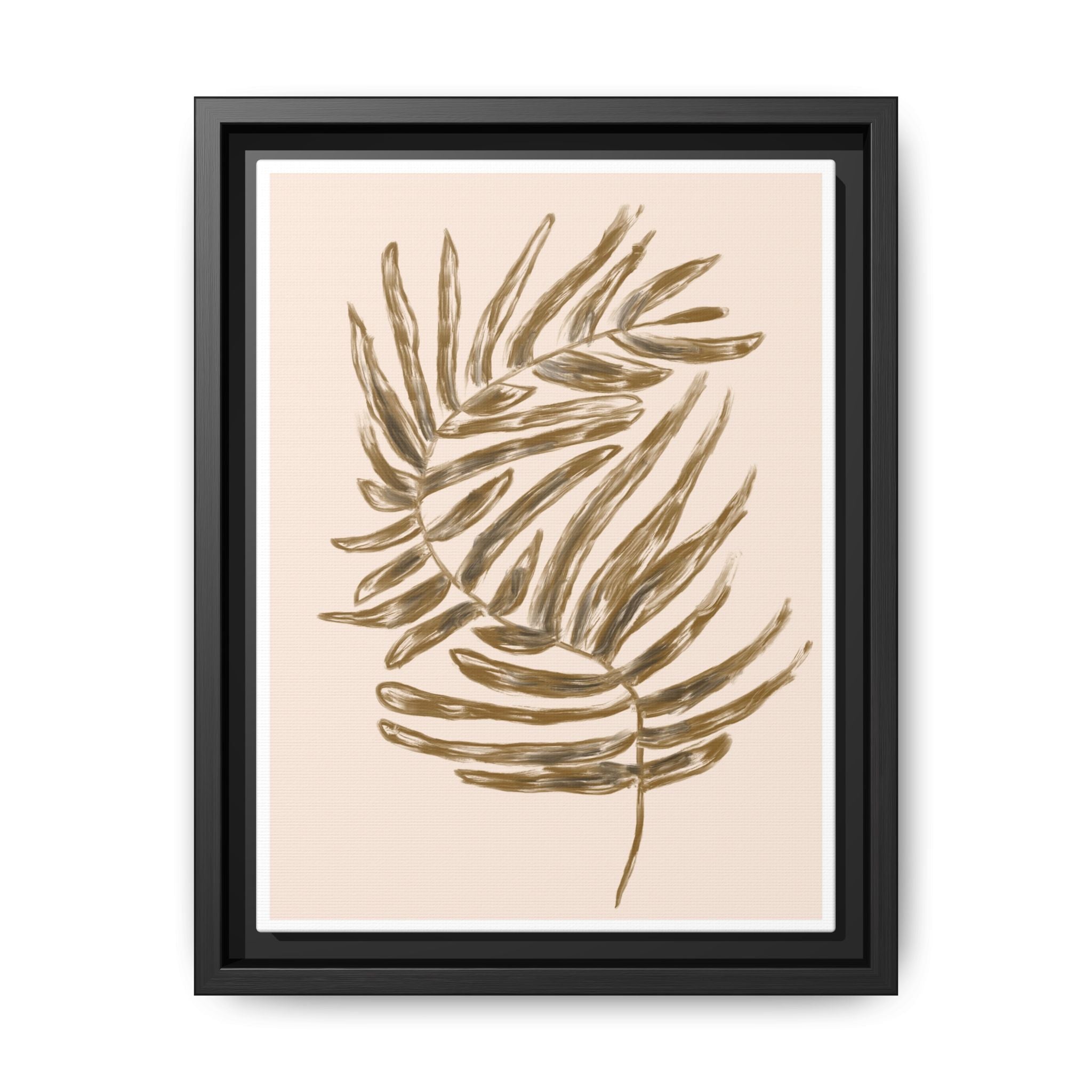 Golden Frond Reverie - Framed