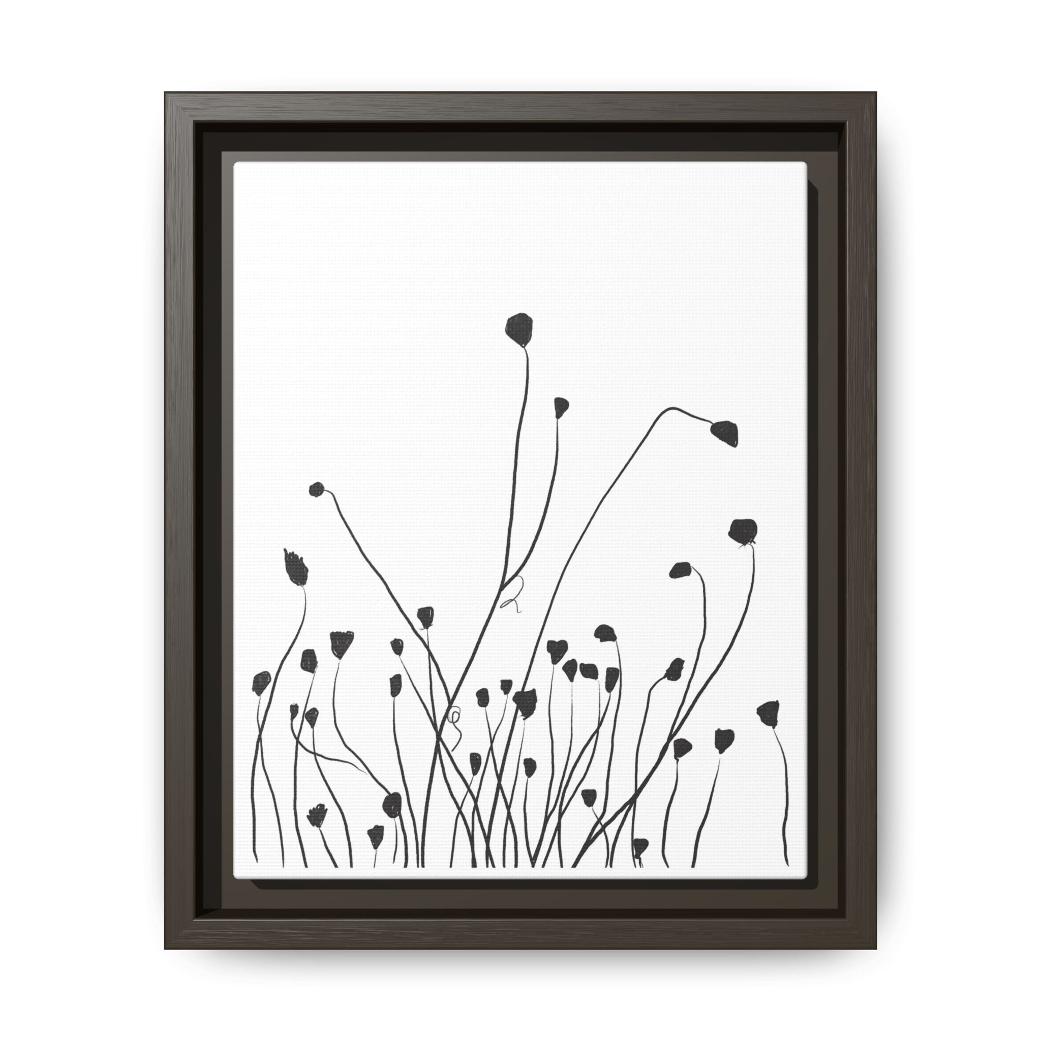 Silent Bloom Horizon - Framed