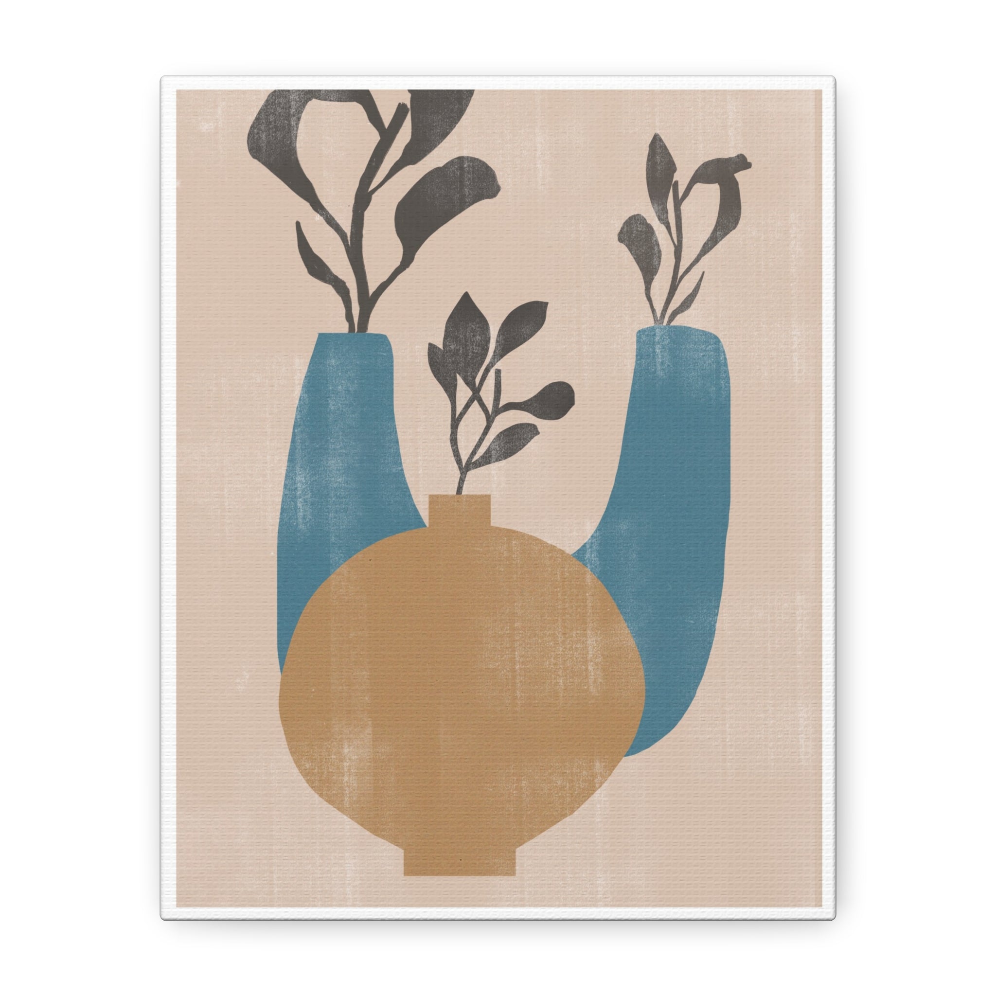 Azure Vessel Harmony - Canvas