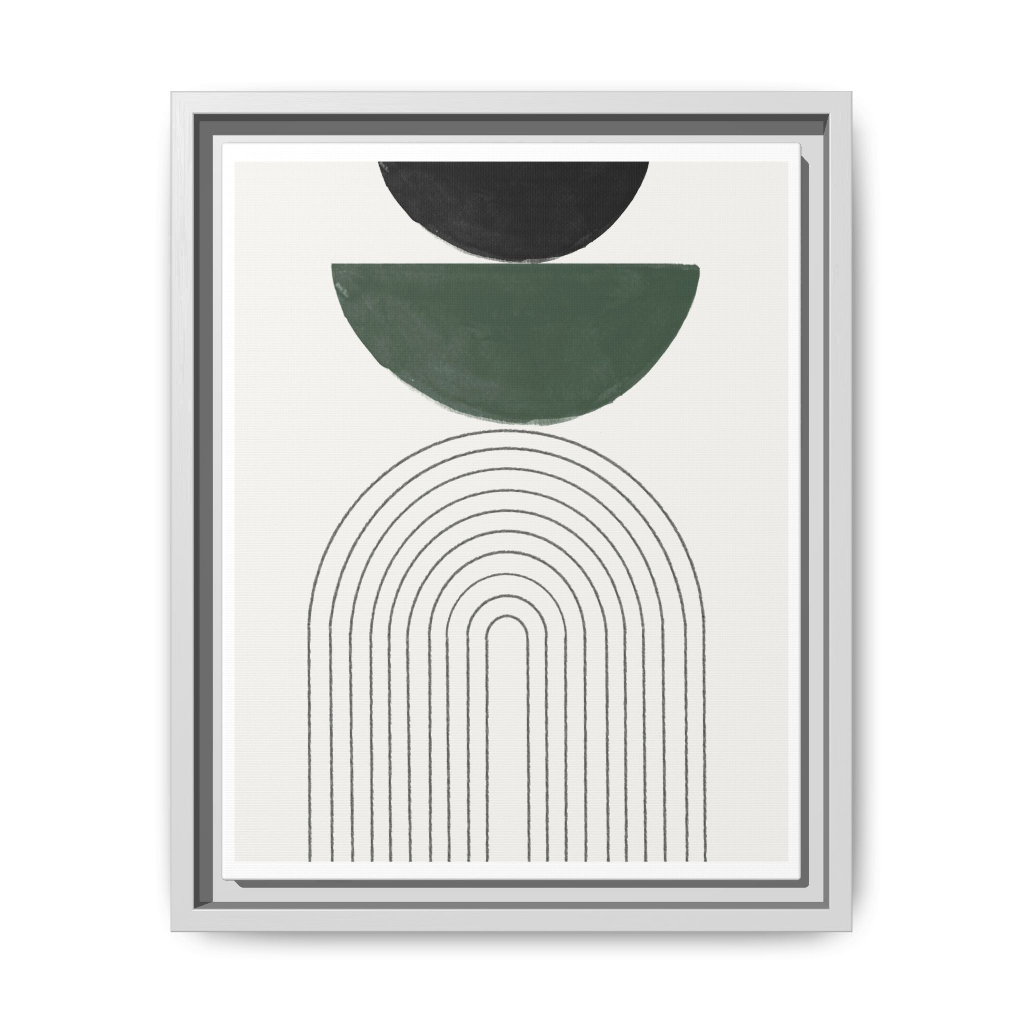Emerald Arc Horizon - Framed