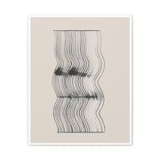 Velvet Ripple Linework Flow - Canvas