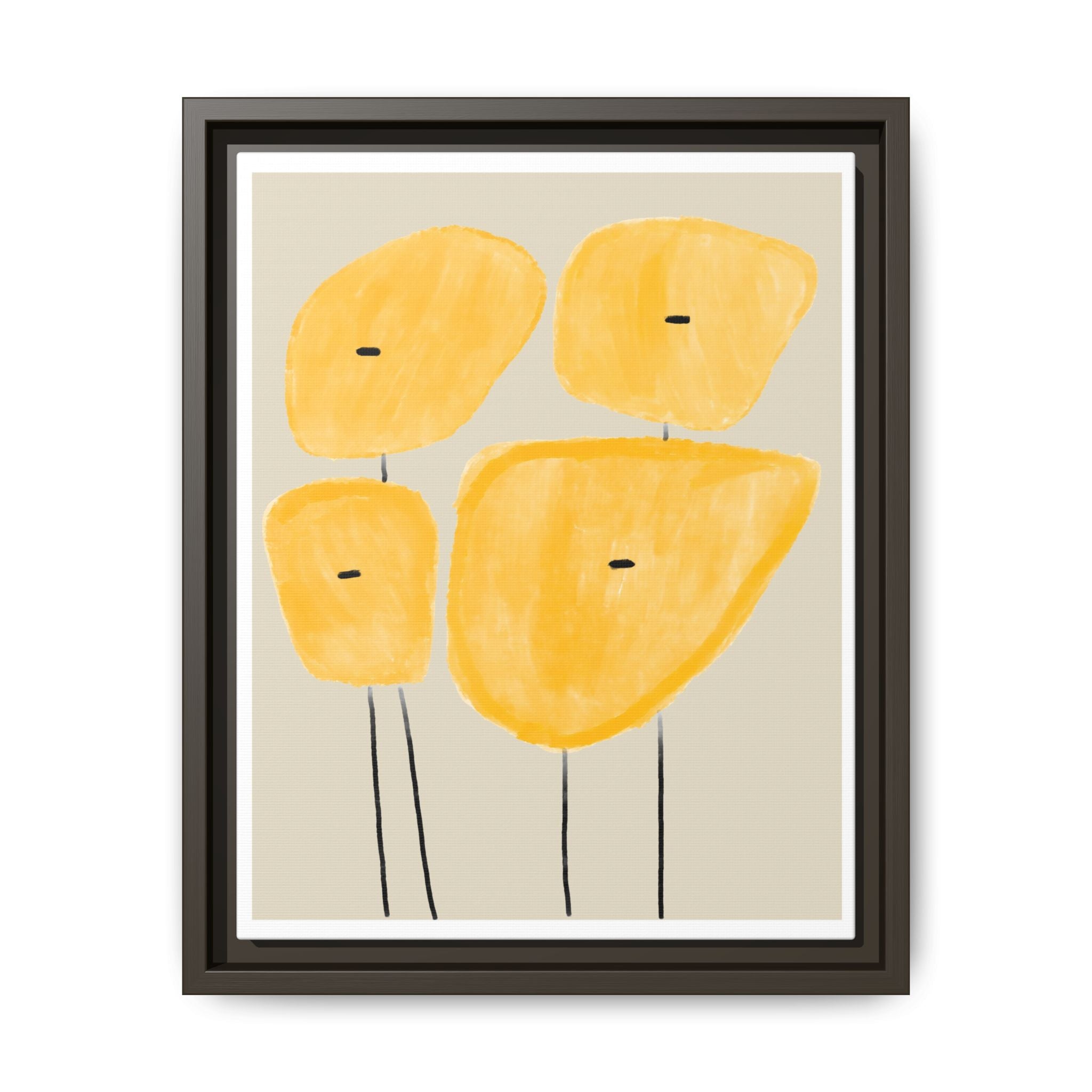 Golden Meadow Figures - Framed
