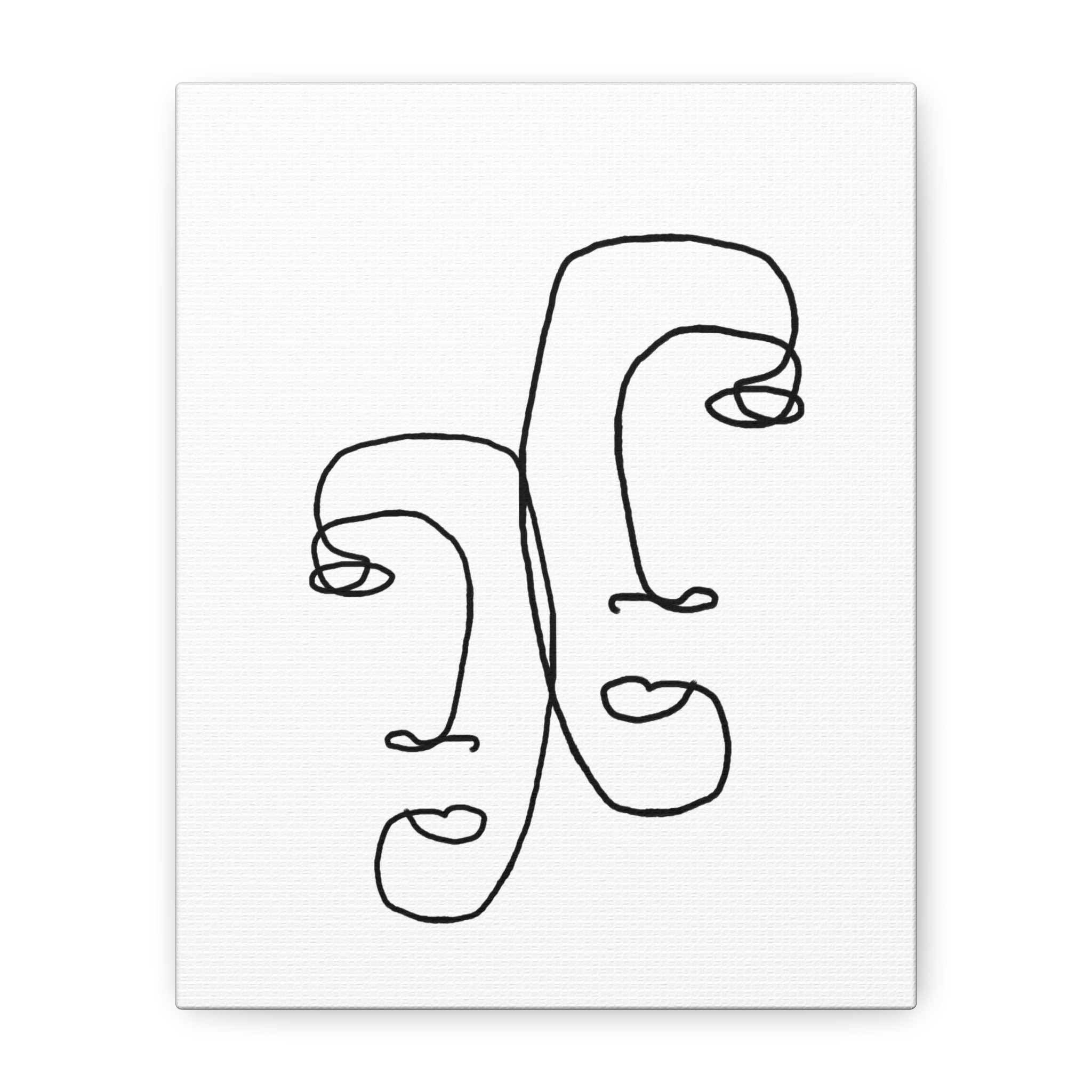 Silent Dual Reflections - Canvas