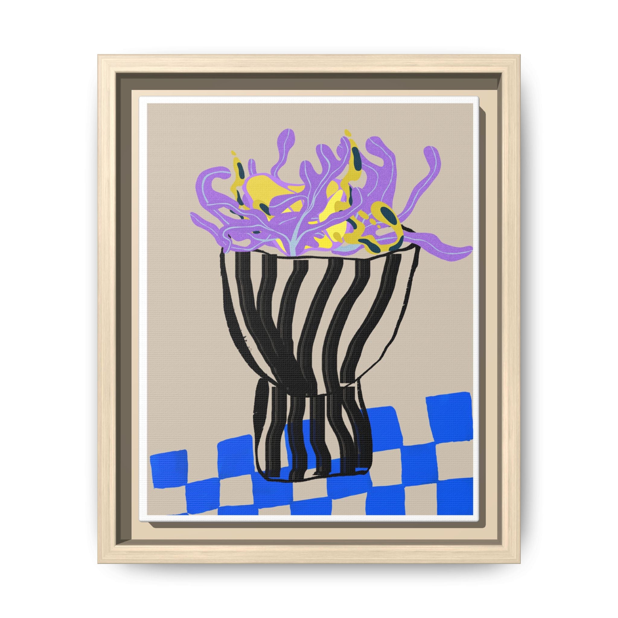 Lavender Coral Mirage - Framed