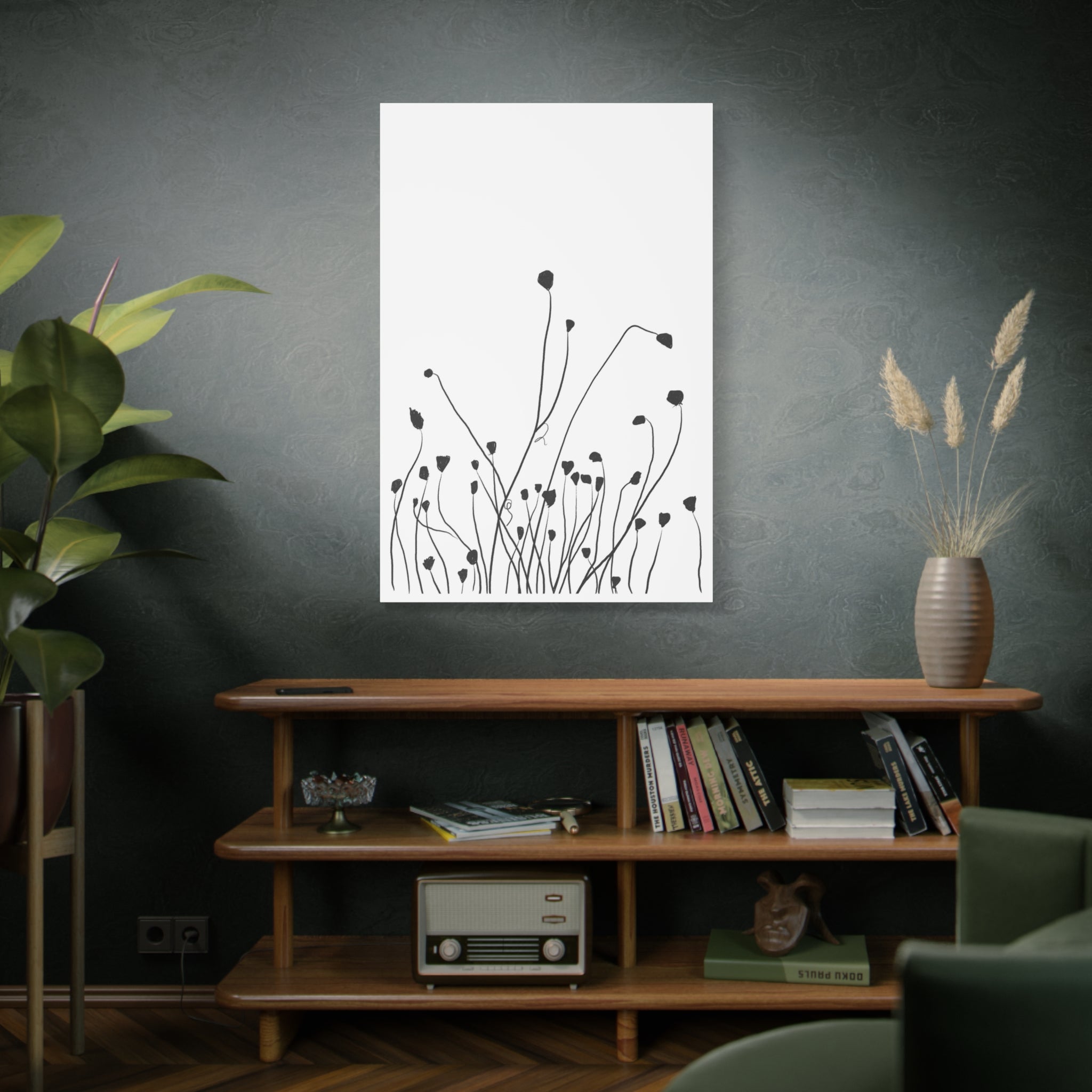 Silent Bloom Horizon - Canvas
