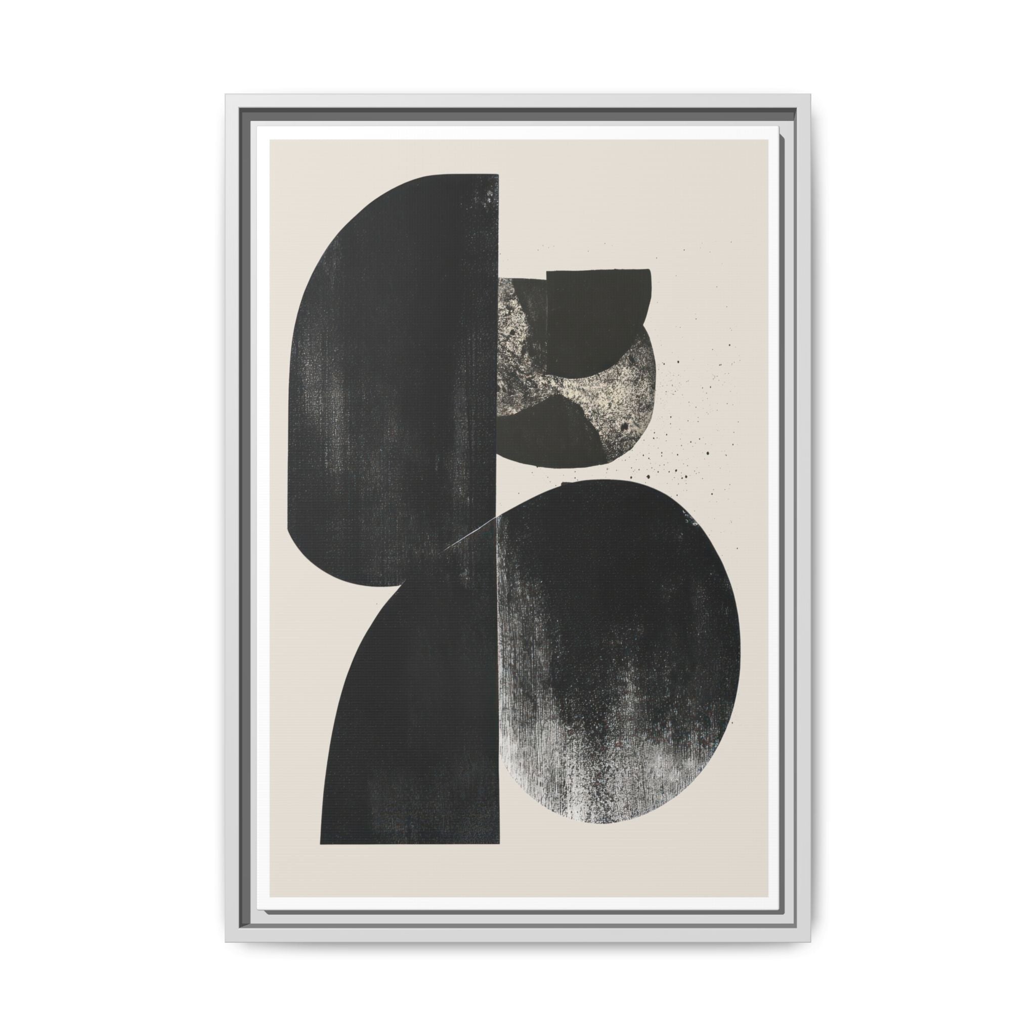 Obsidian Drift Composition - Framed