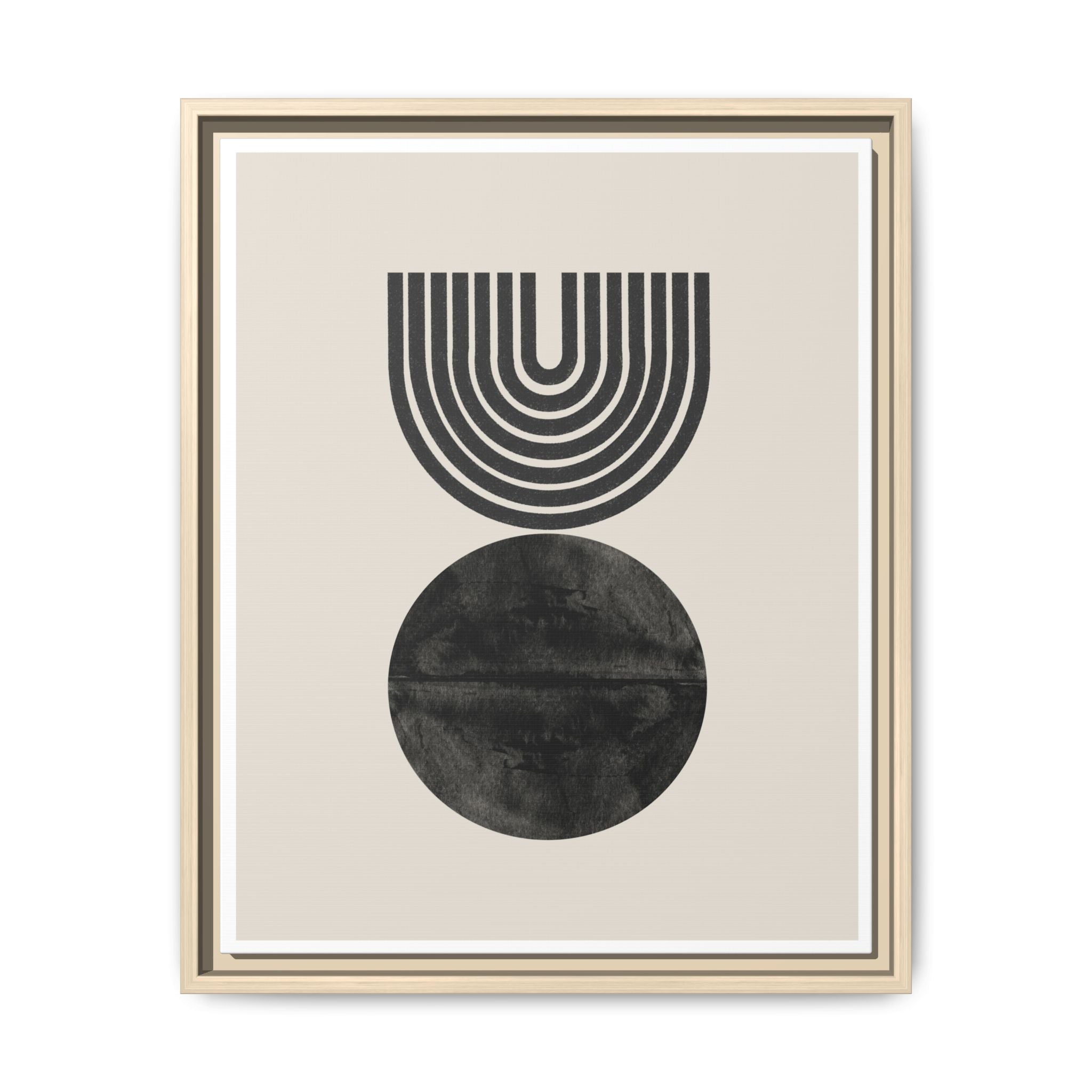 Obsidian Echo Arches - Framed