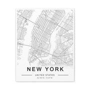 Metropolitan Gridline Reverie - Canvas