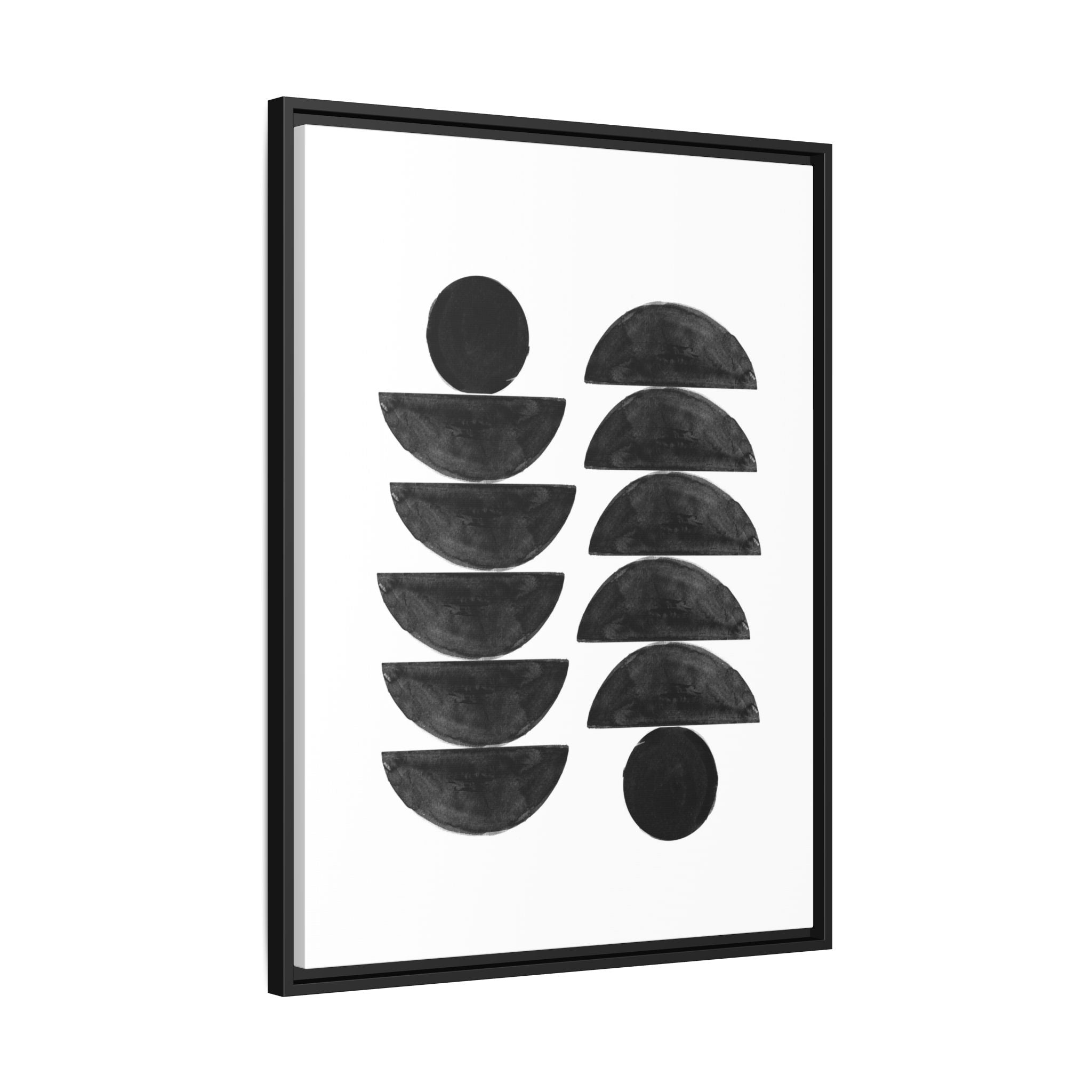 Obsidian Balance Echoes - Framed