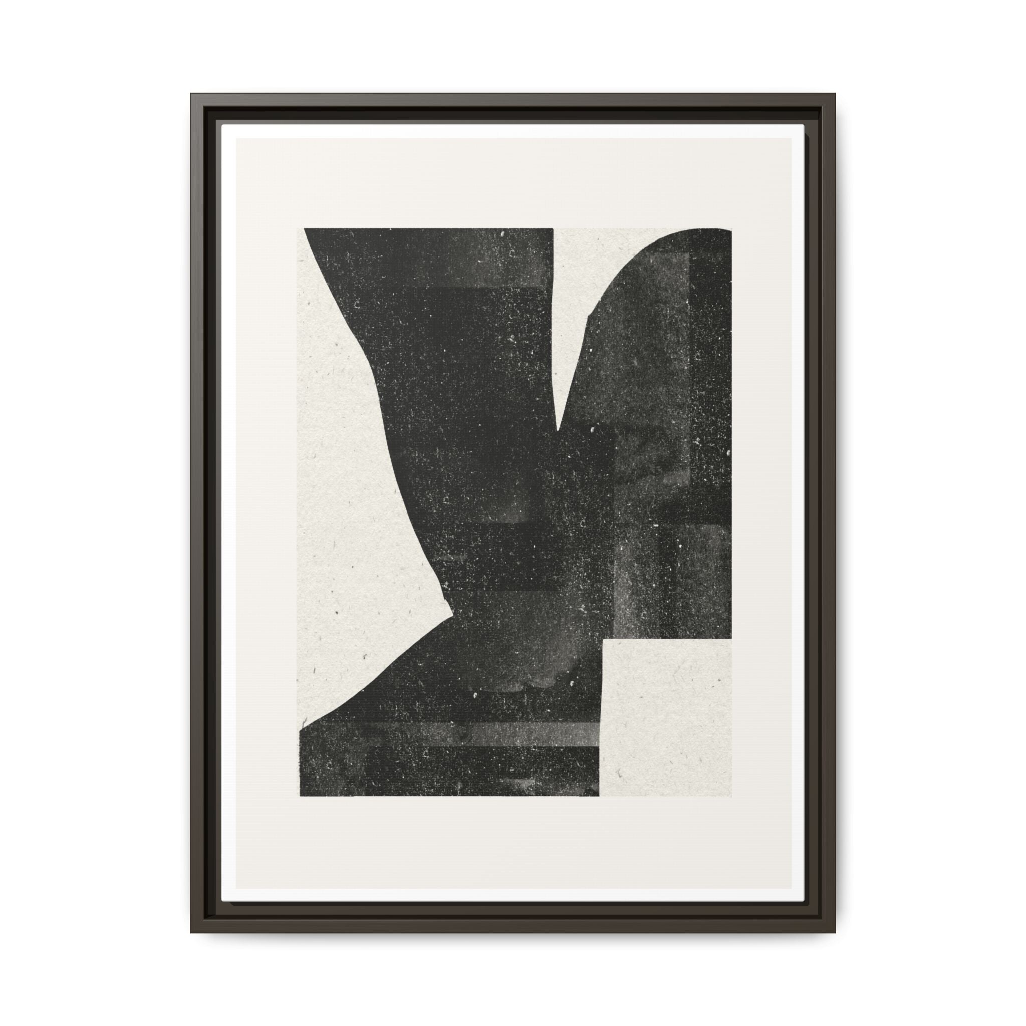 Noir Balance Echoes - Framed