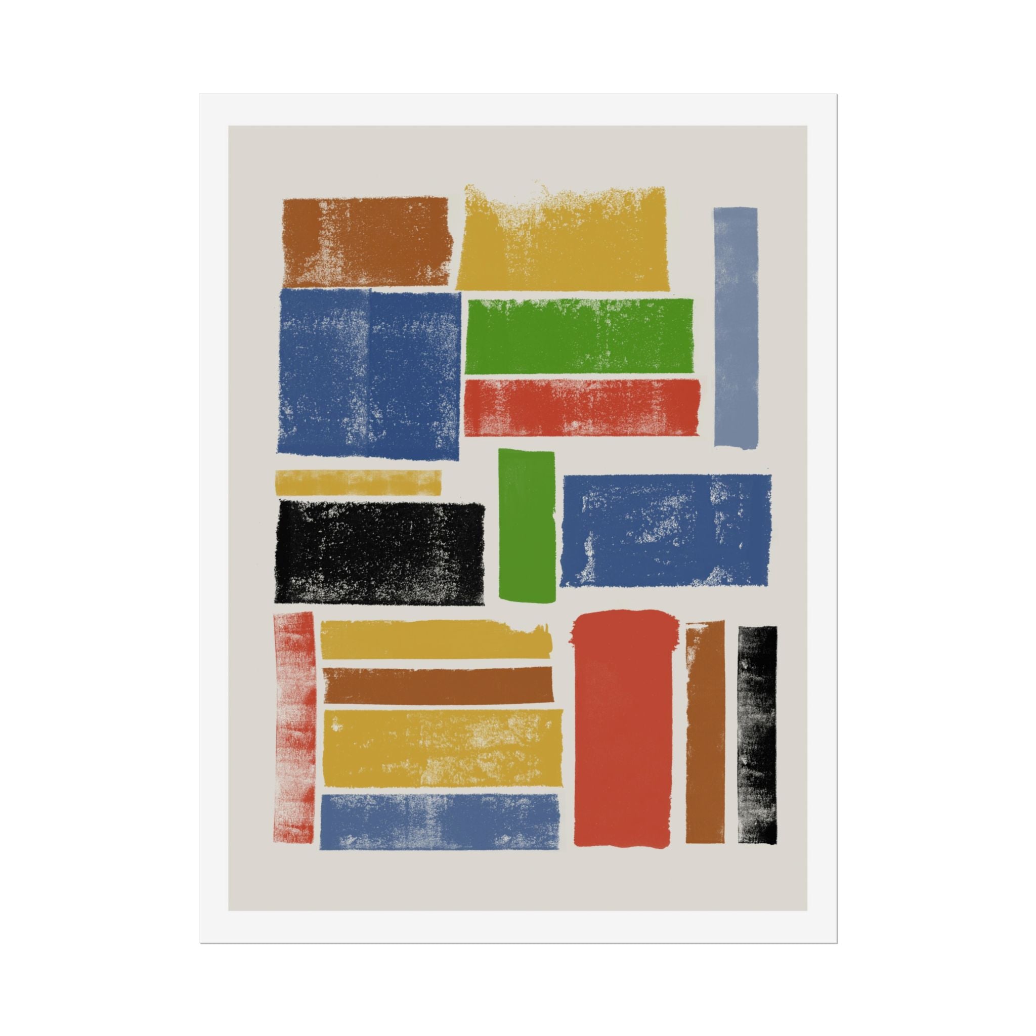 Playful Color Rhythm - Poster